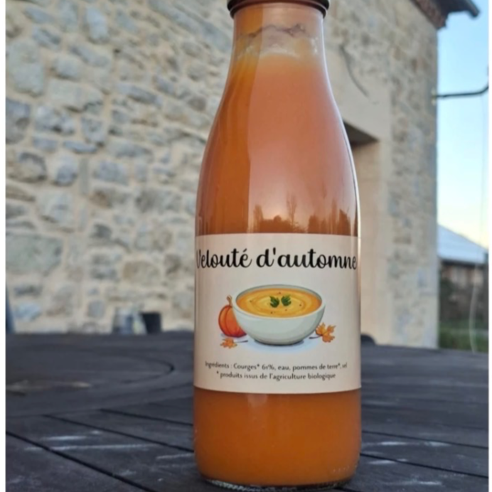 Velouté d’automne mélange de courges (butternut, potimarron,…)