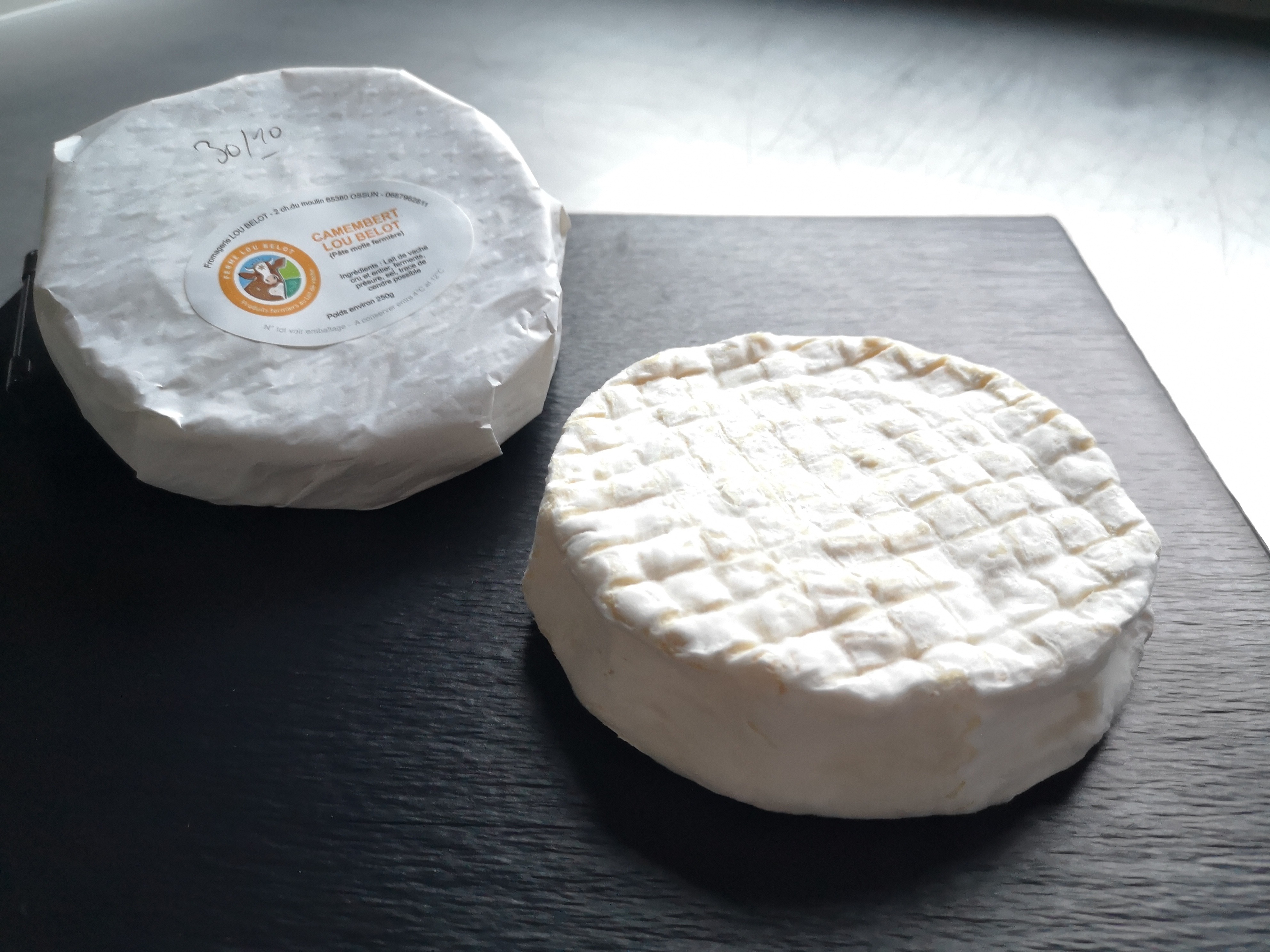 CAMEMBERT de vache au lait cru - 250g