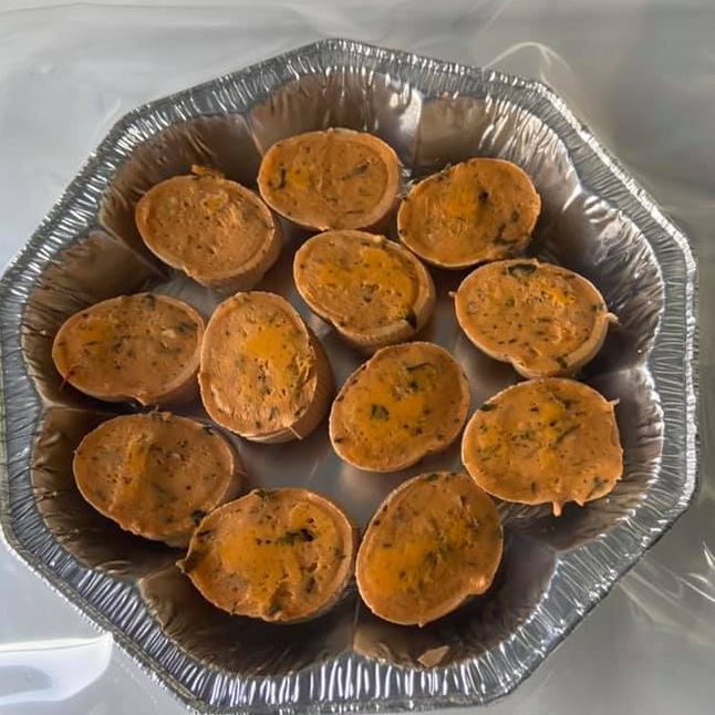 Assiette de croquille tomaté la douzaines frais