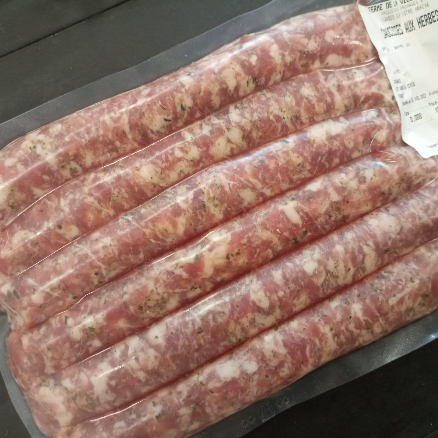 saucisse au herbes