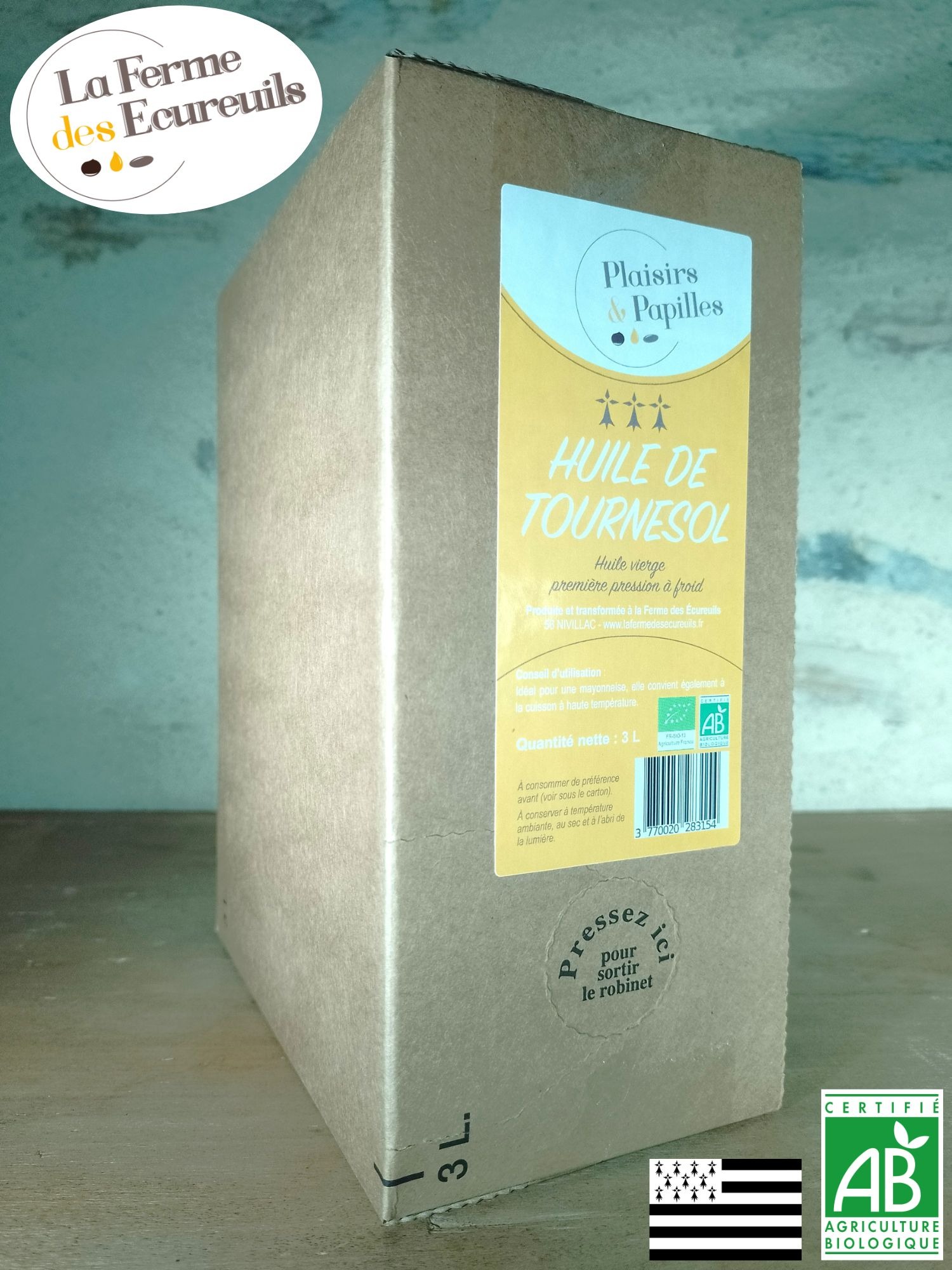 Huile de Tournesol 3L