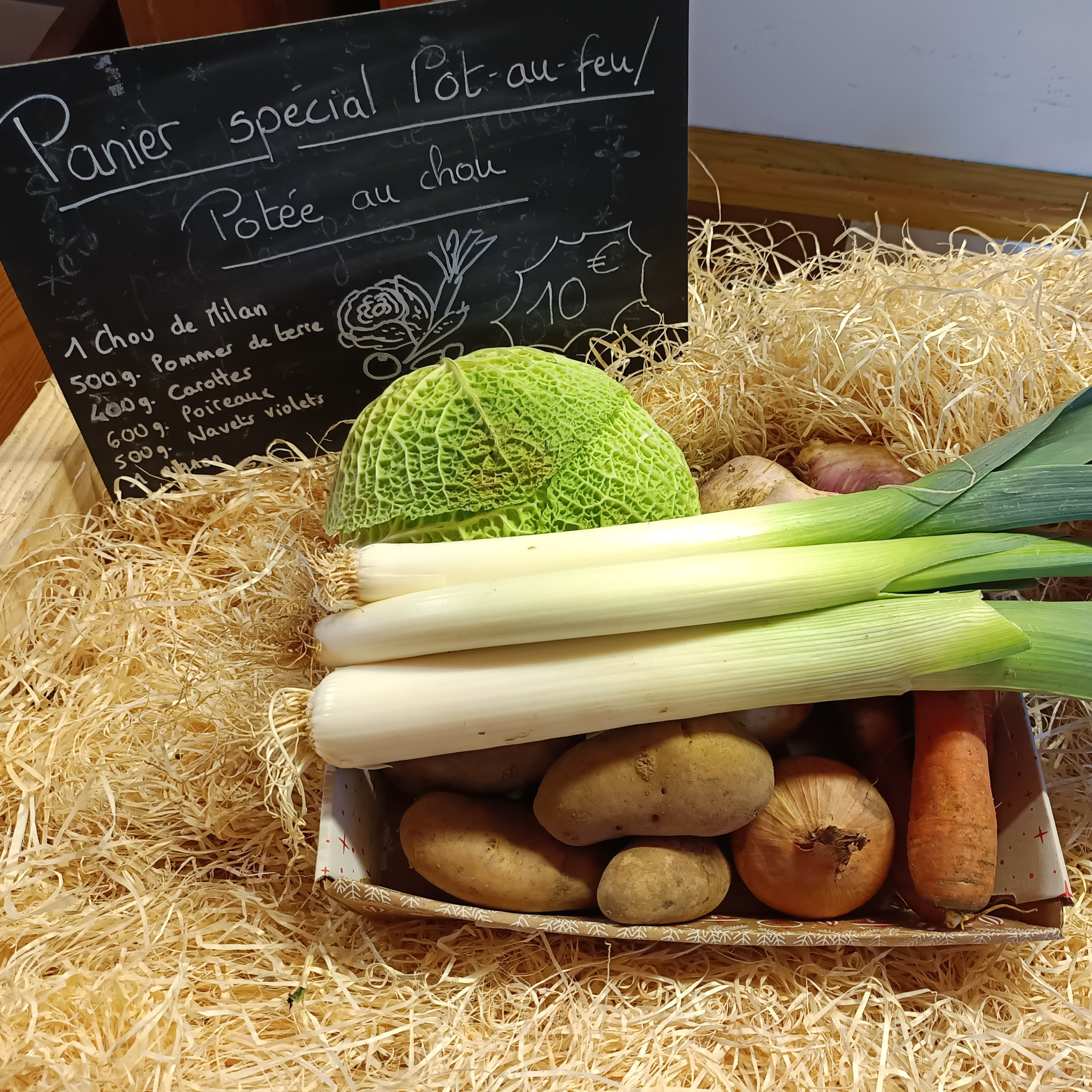 Panier légumes spécial Pot-au-feu/ Potée au chou