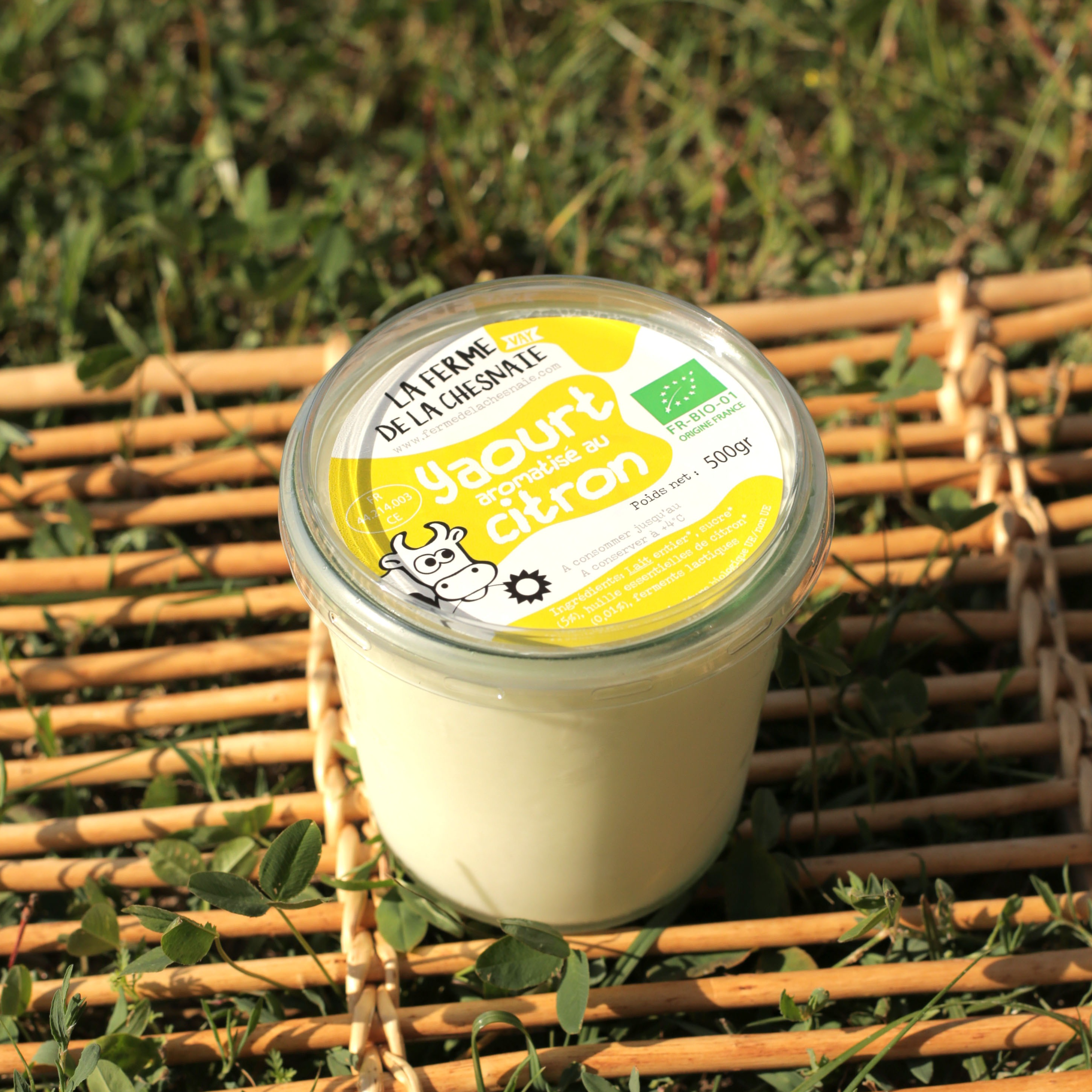 Yaourt sucré aromatisé au citron - 500g