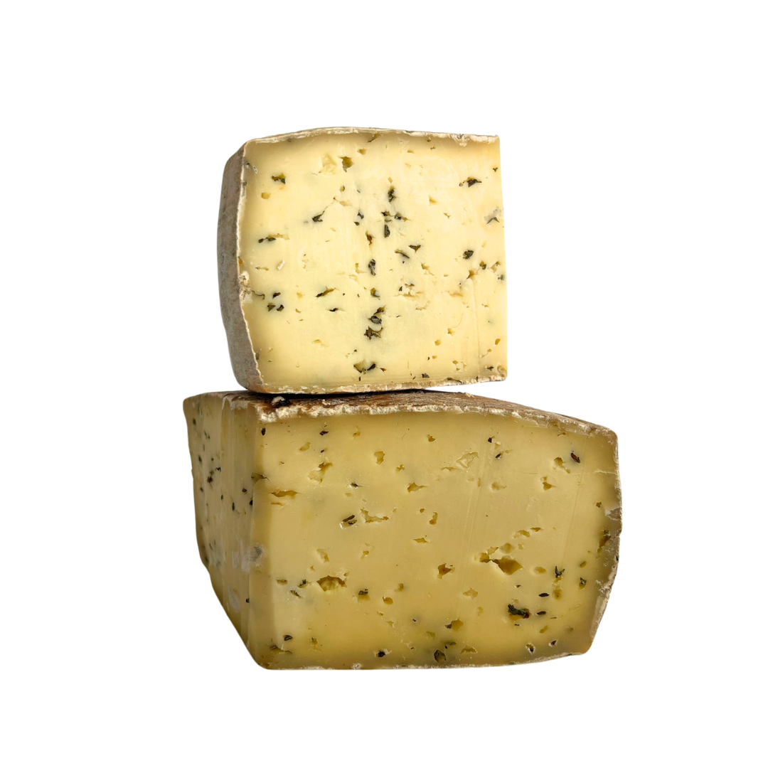 Tomme au lait entier Basilic - 200g