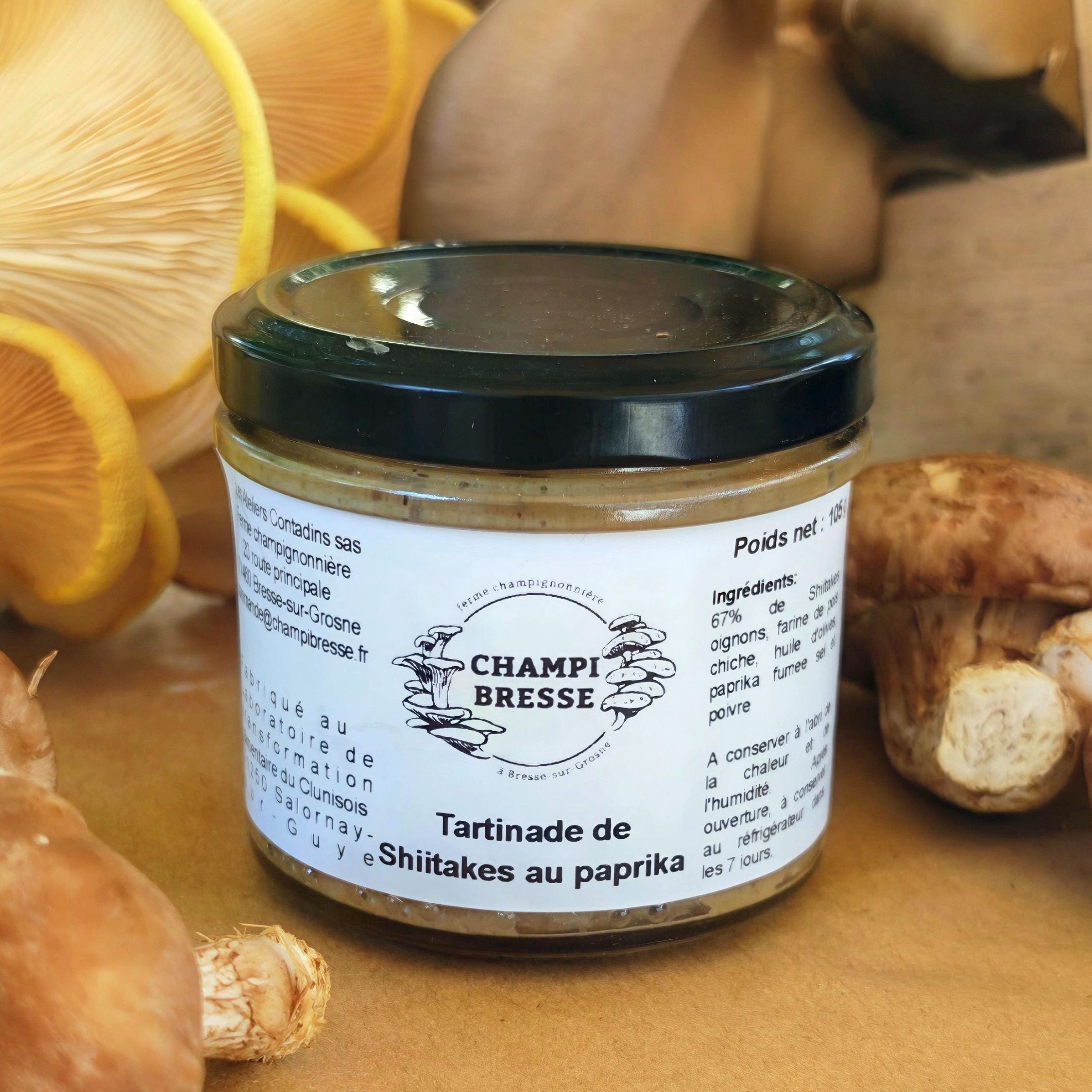 Tartinades de Shiitakes paprika fumée - 105g