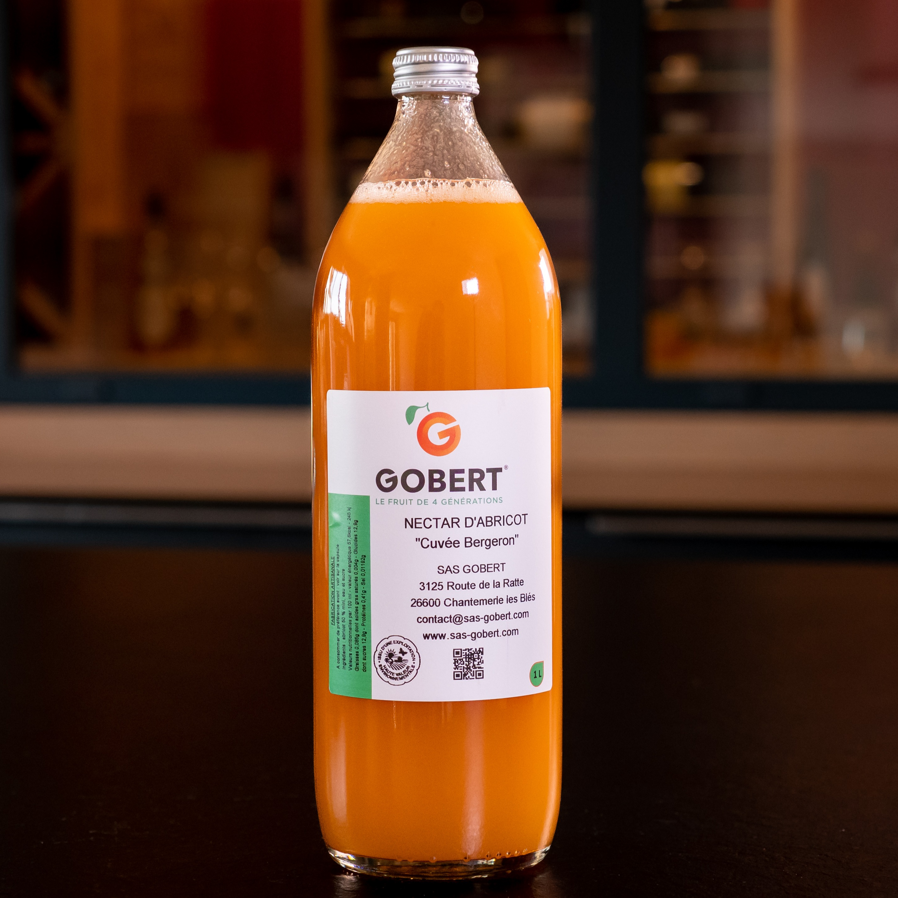 Nectar d'abricot Bergeron - 1 litre