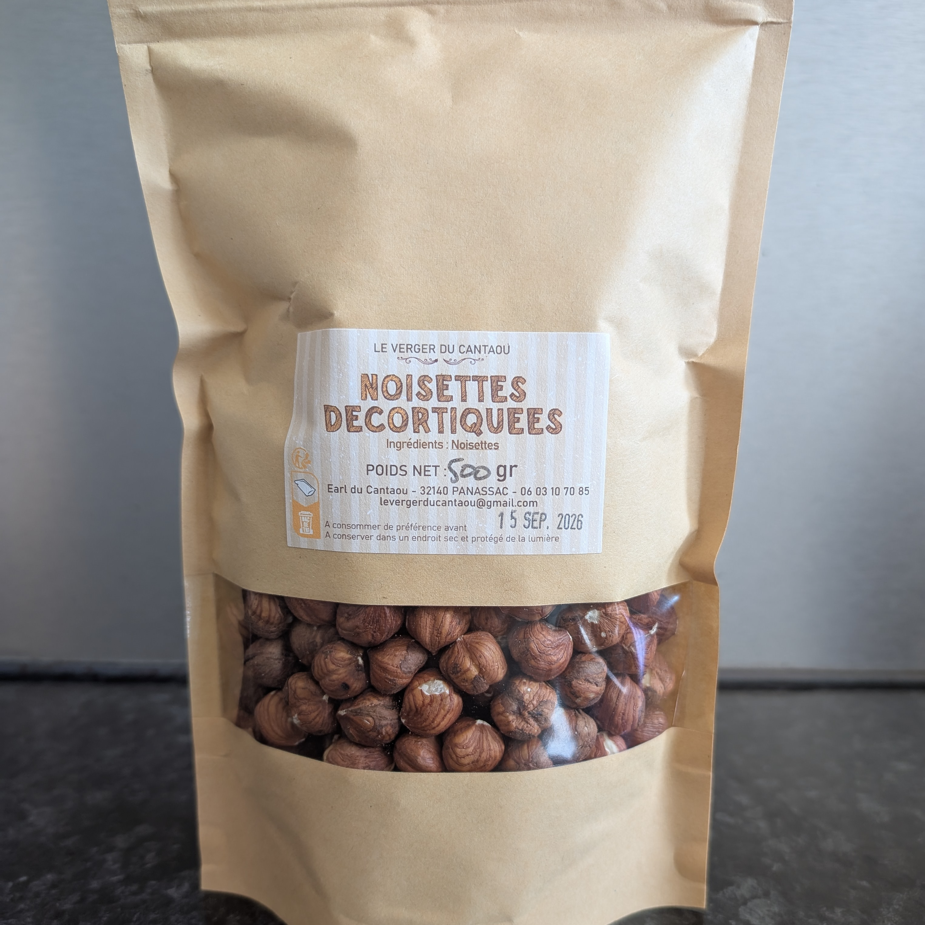 Noisettes décortiquées 500g