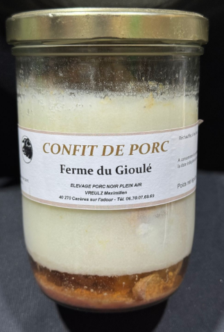 CONFIT DE PORC NOIR - 520g