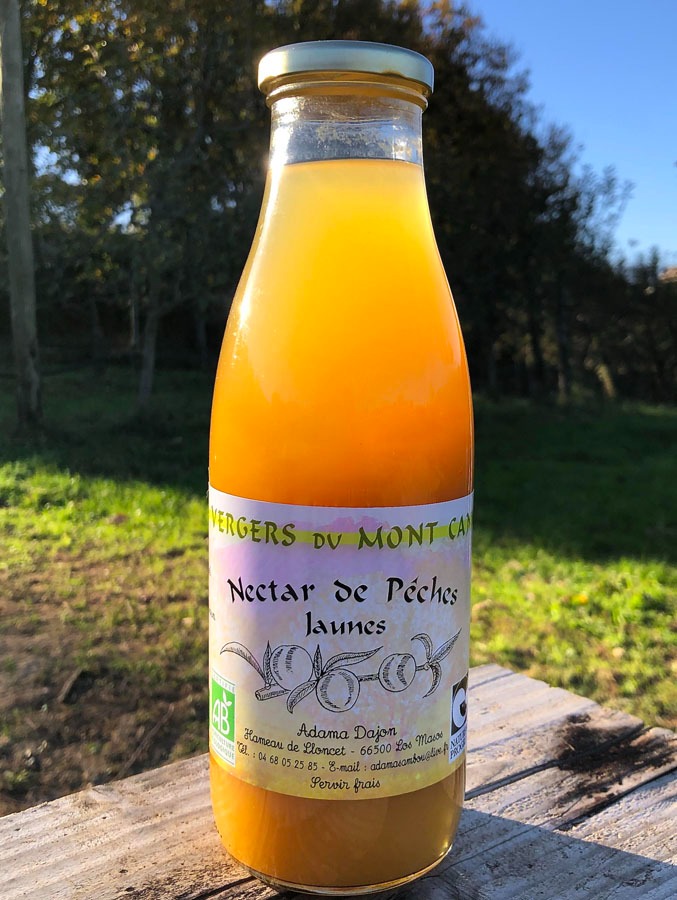 Nectar de Pêches Jaunes BIO - 750ml
