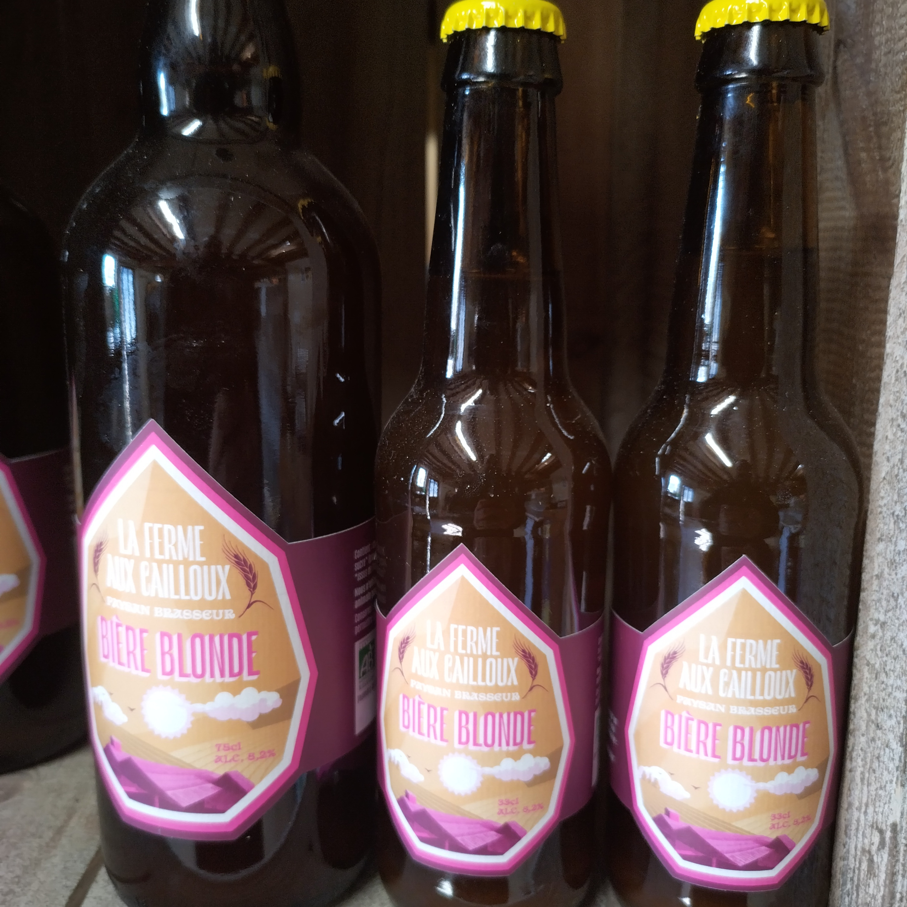 Bière blonde 75cl