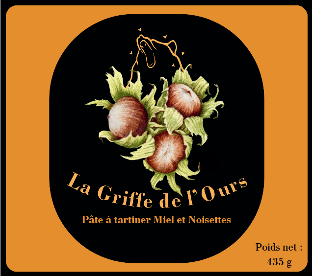 PÂTE À TARTINER MIEL ET NOISETTE - 435g