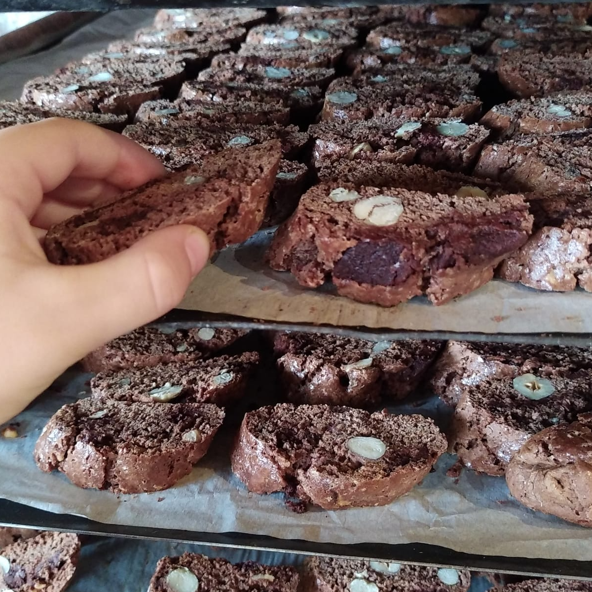 Croquants chocolat - orange & noisettes - 100g