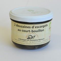 Escargots court-bouillonnés belle grosseur 2 dz - Bocal