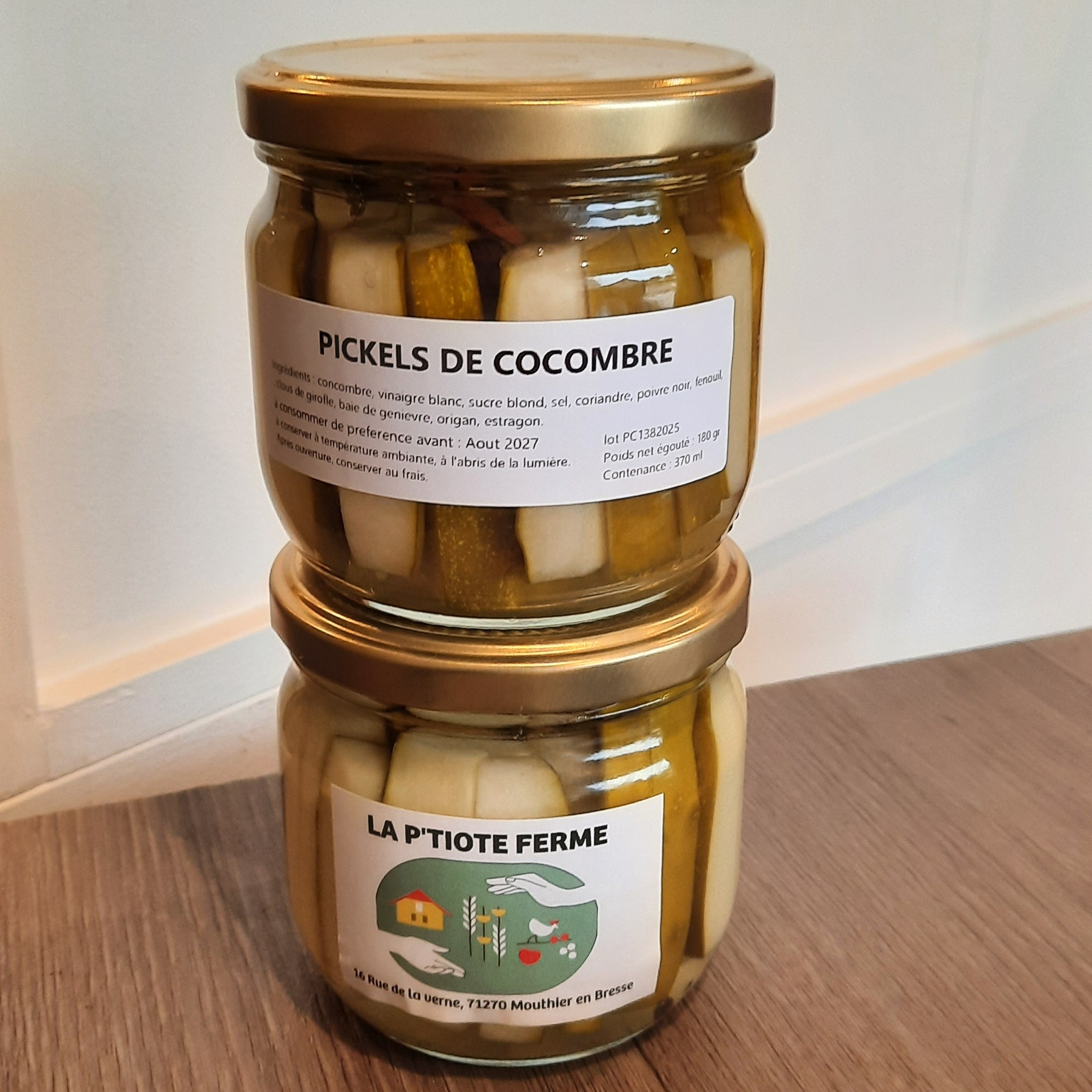 Pickels de concombre - 370ml