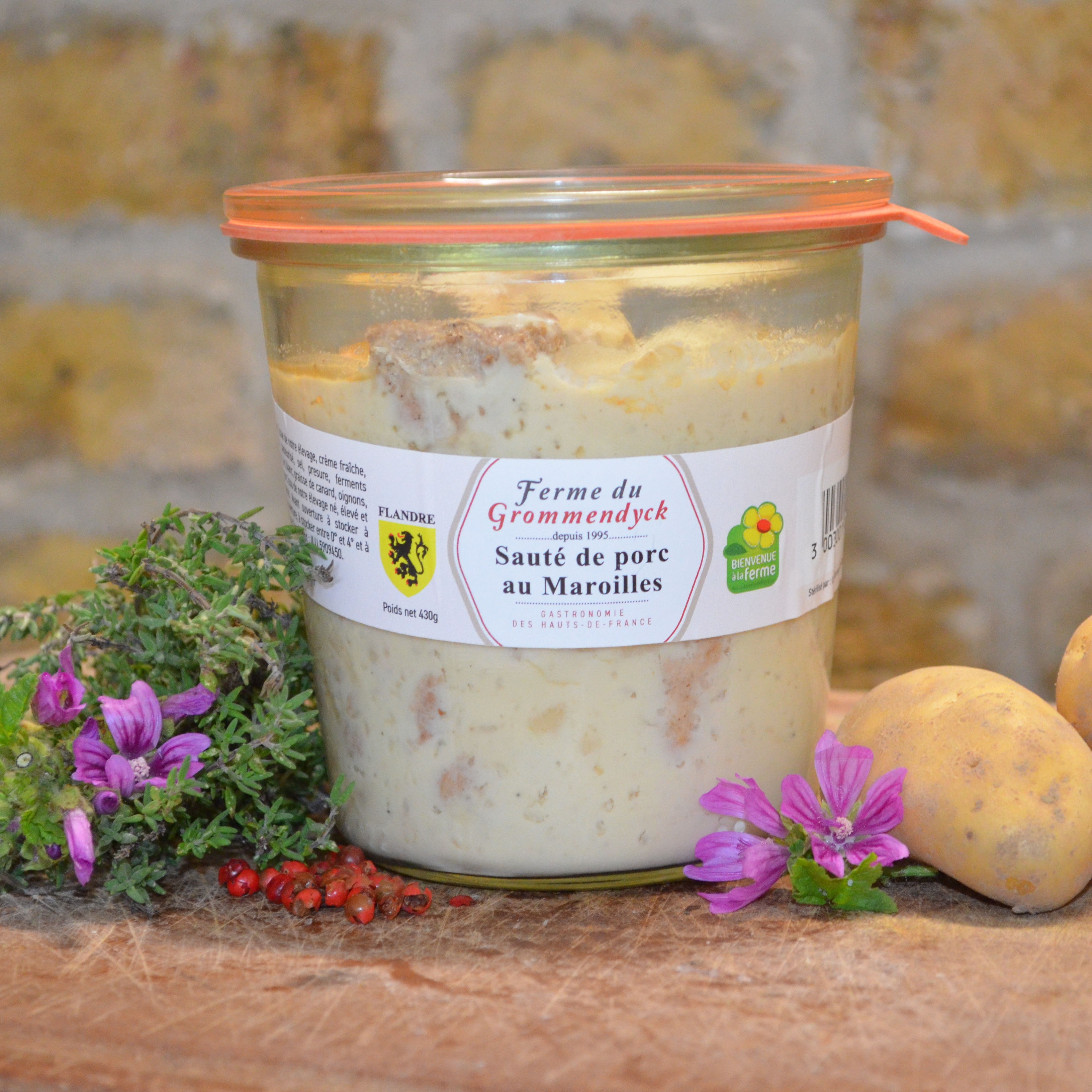 Sauté de porc au Maroilles 460gr - 0,46kg