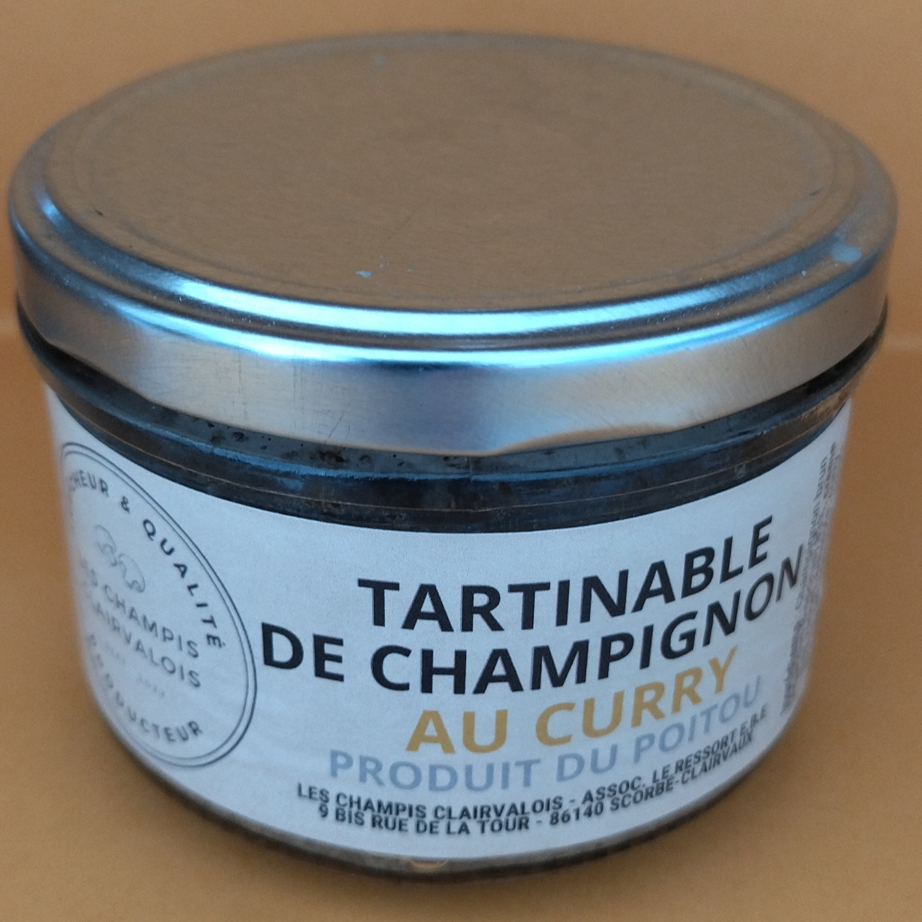 Tartinable de champignons au Curry - 180g