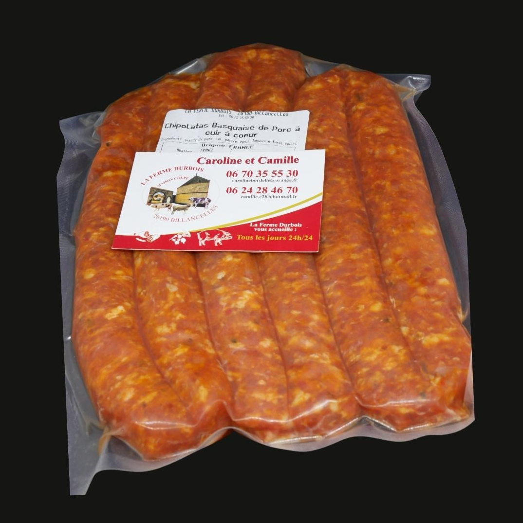 Chipolatas basquaise x6 - 0,5kg