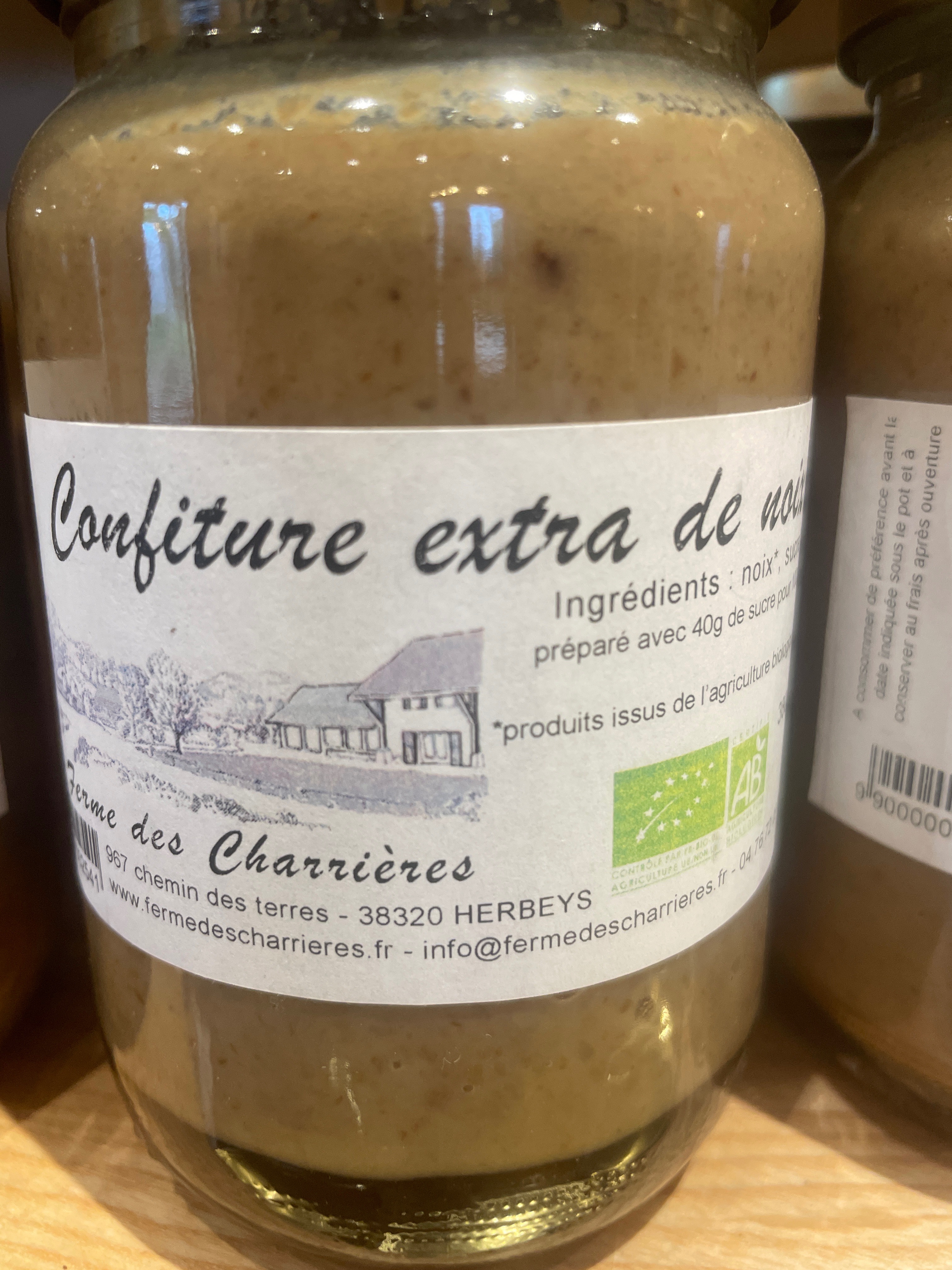 Confiture extra de noix - 380g