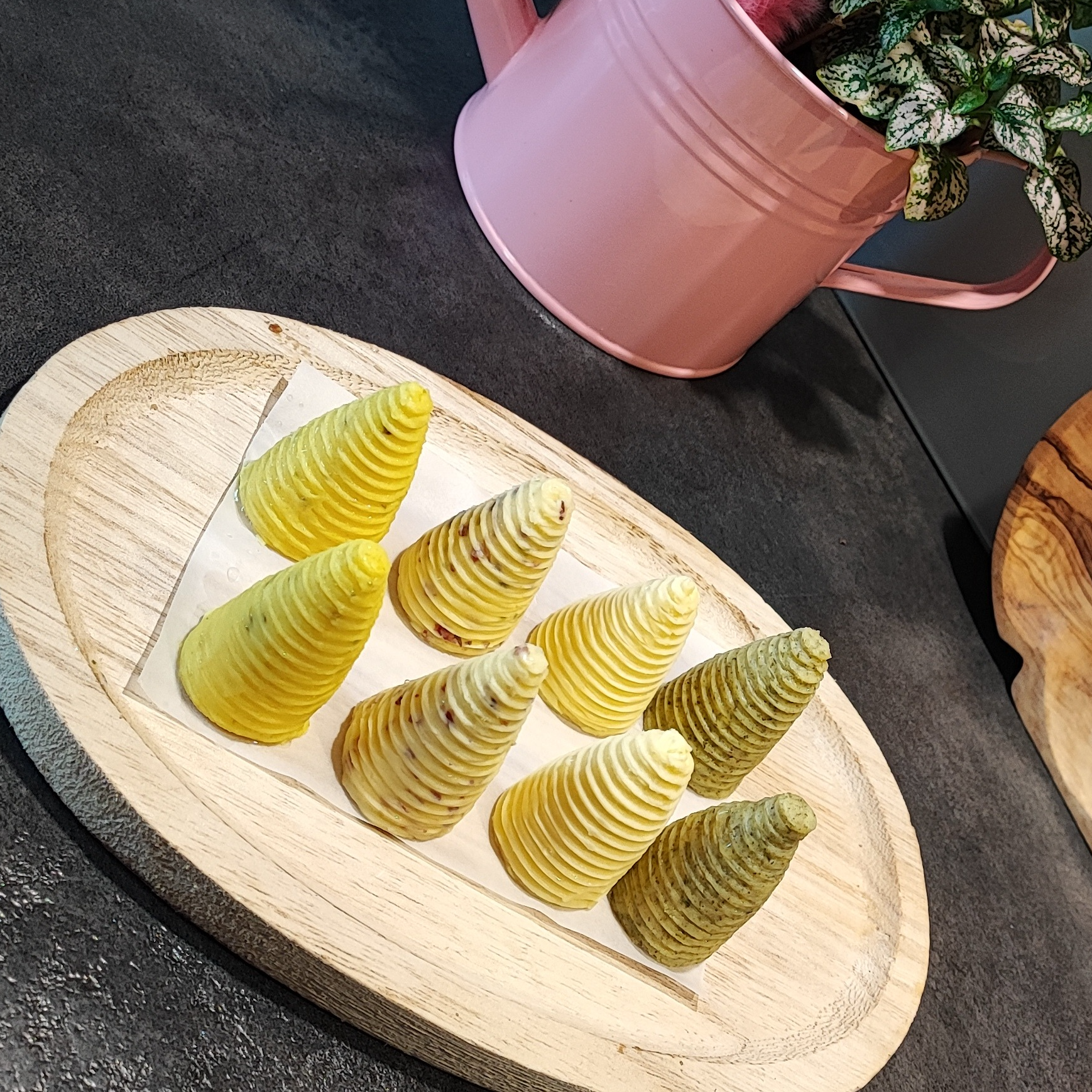 Assortiment de beurre en cône "mer" 8x20g (160g)