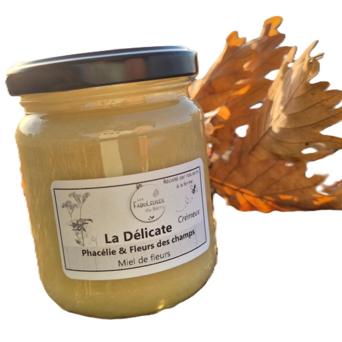 Miel de phacélie et fleurs des champs "La Délicate", crémeux - 250g