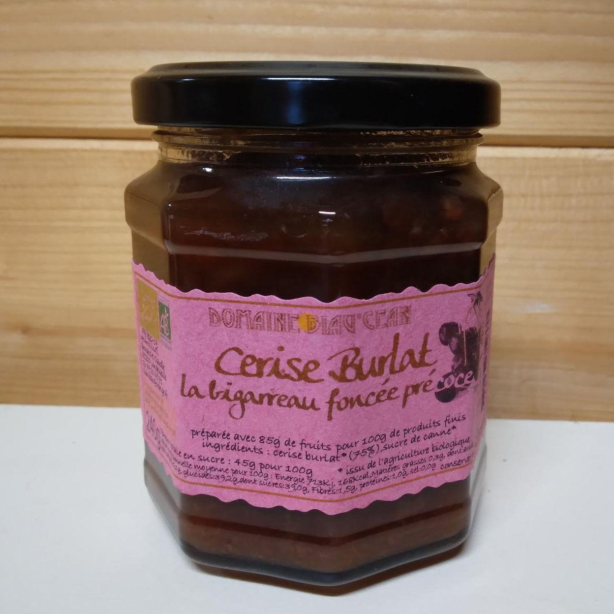 Confiture de Cerise Burlat - 240g