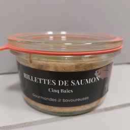 NOUVEAUTE Rillette de saumon  CINQ BAIES - 120g