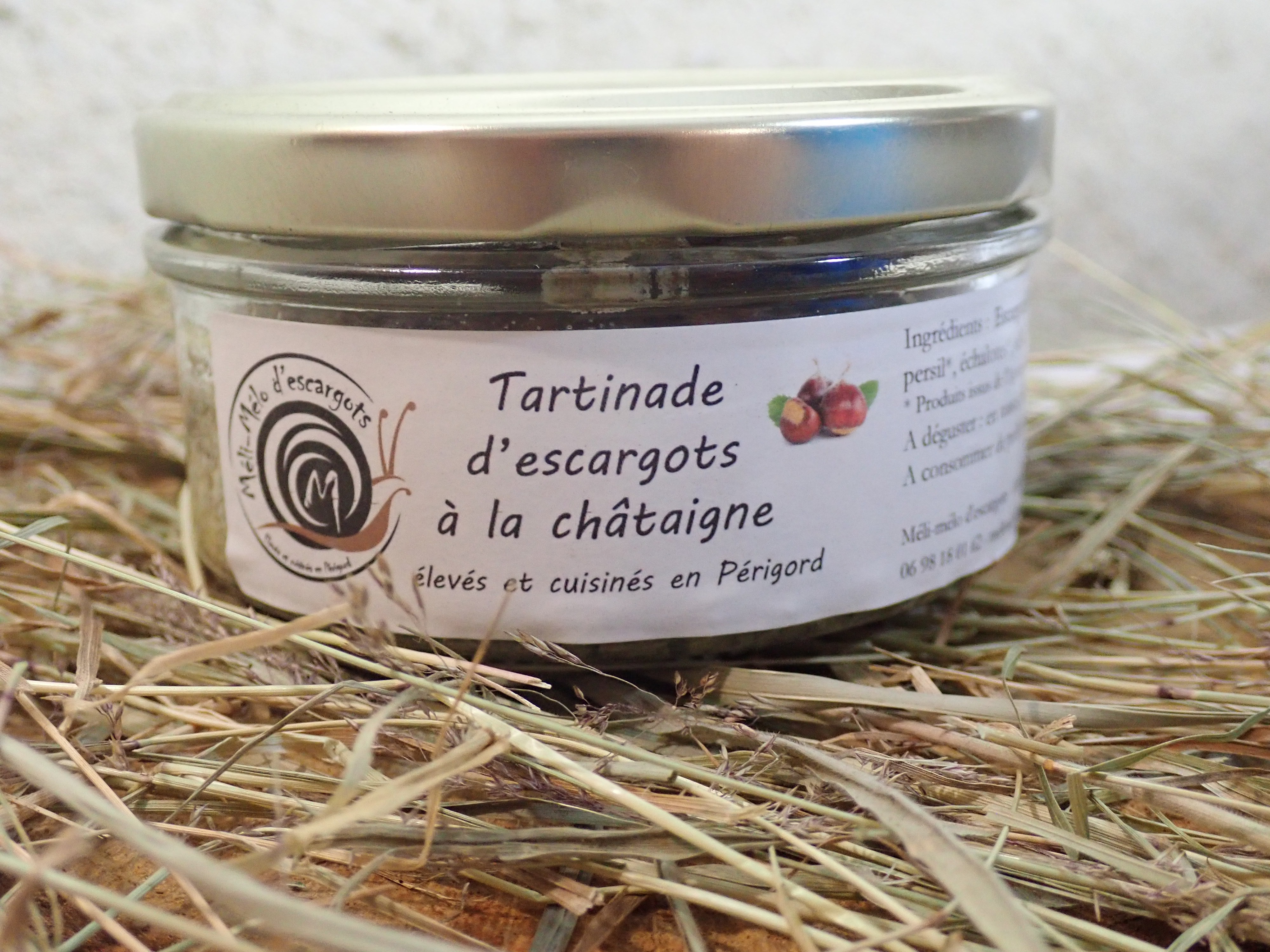 Tartinade d'escargots à la châtaigne - 115g