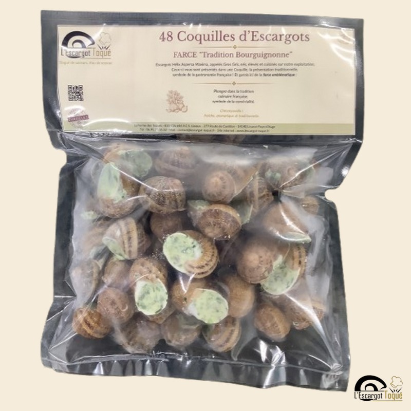48 Escargots en Coquille Tradition Bourguignonne en Vrac - COFTB