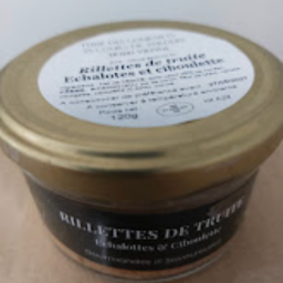 NOUVEAUTE  Rillette de TRUITE  Echalotes et Ciboulette - 120g
