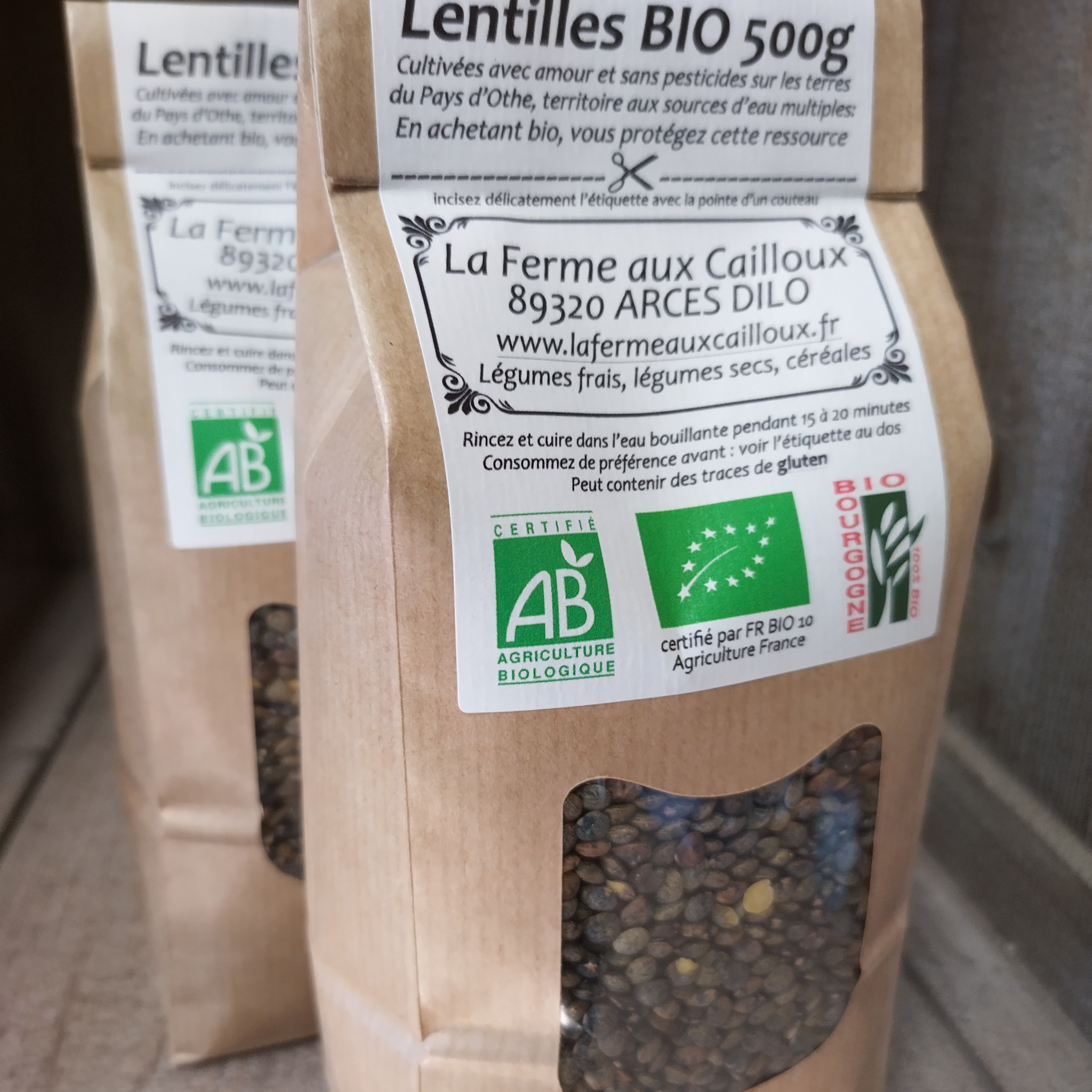 Lentilles vertes 500g - 500g