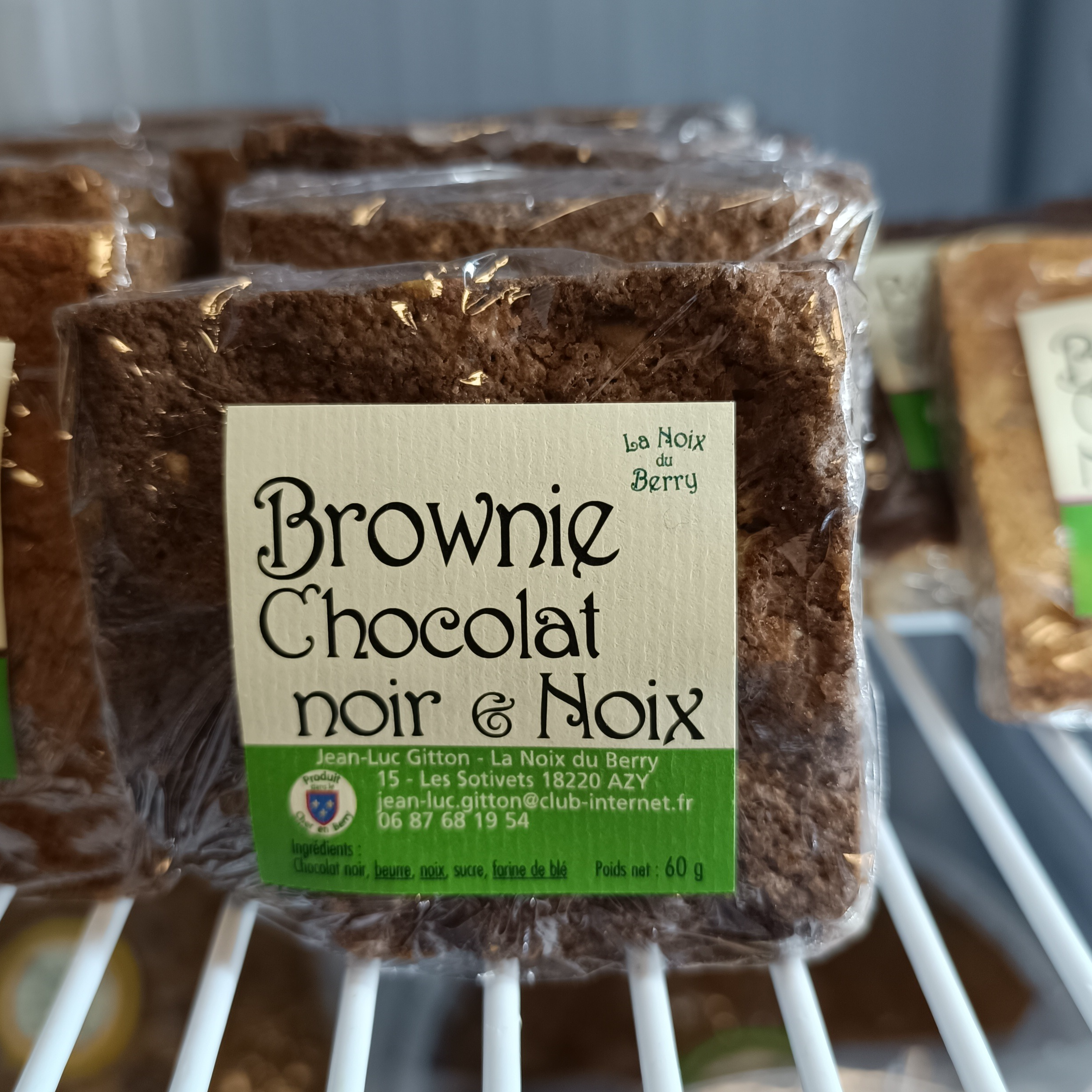 Brownie Chocolat Noir Noix 60g