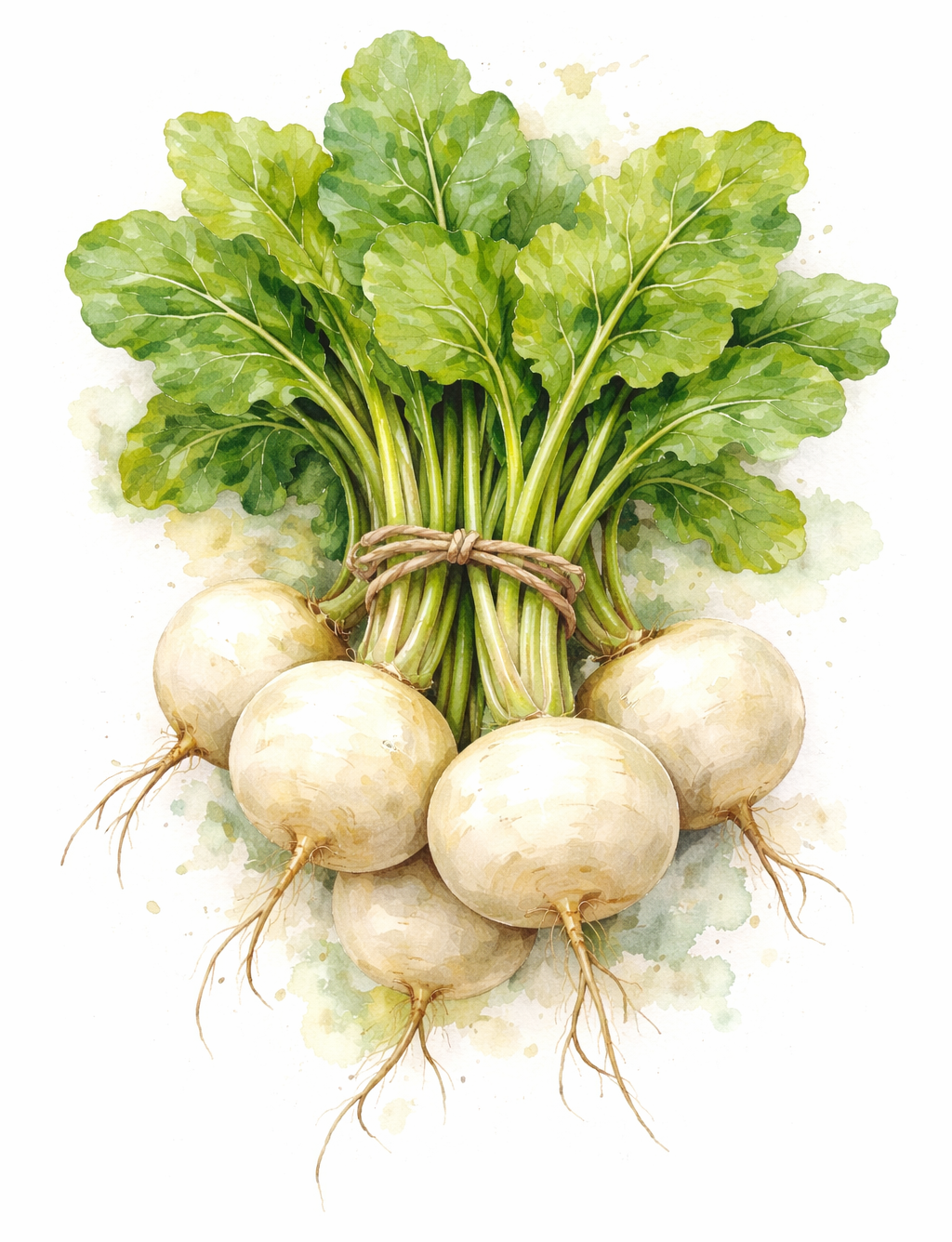 Navet blanc primeur BIO (botte)