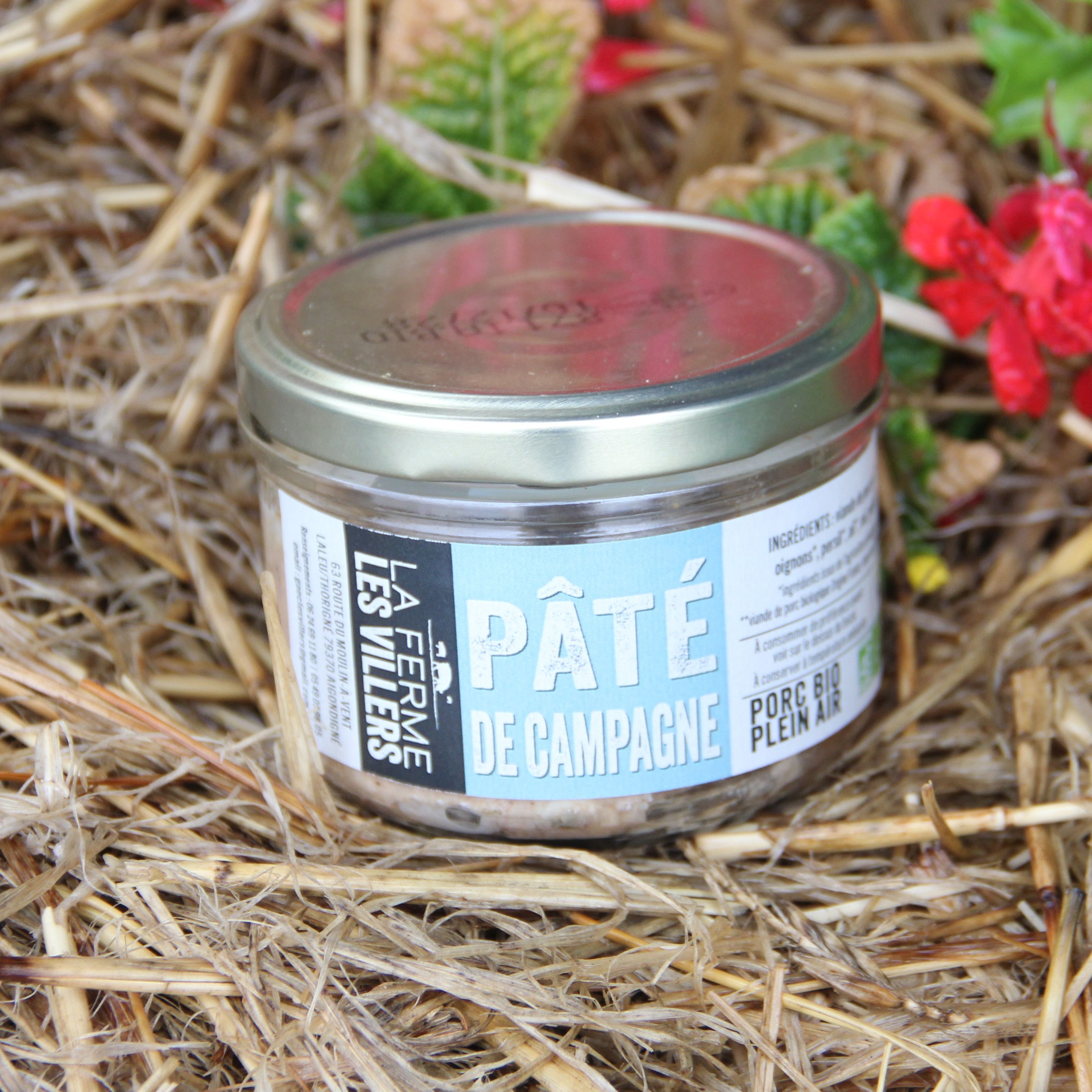 Pâté de campagne bio Les Villers 180 g