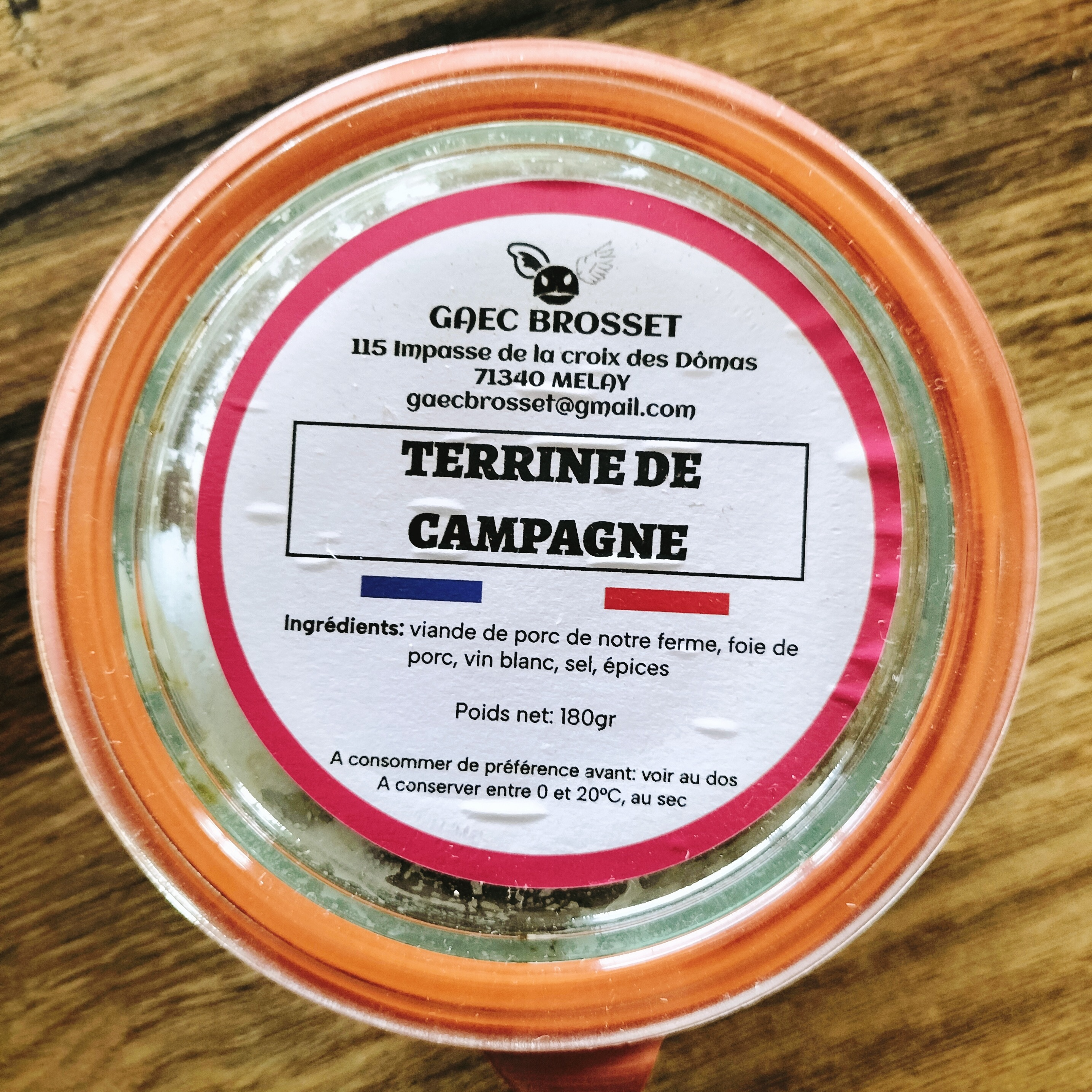 Terrine de campagne - 180g