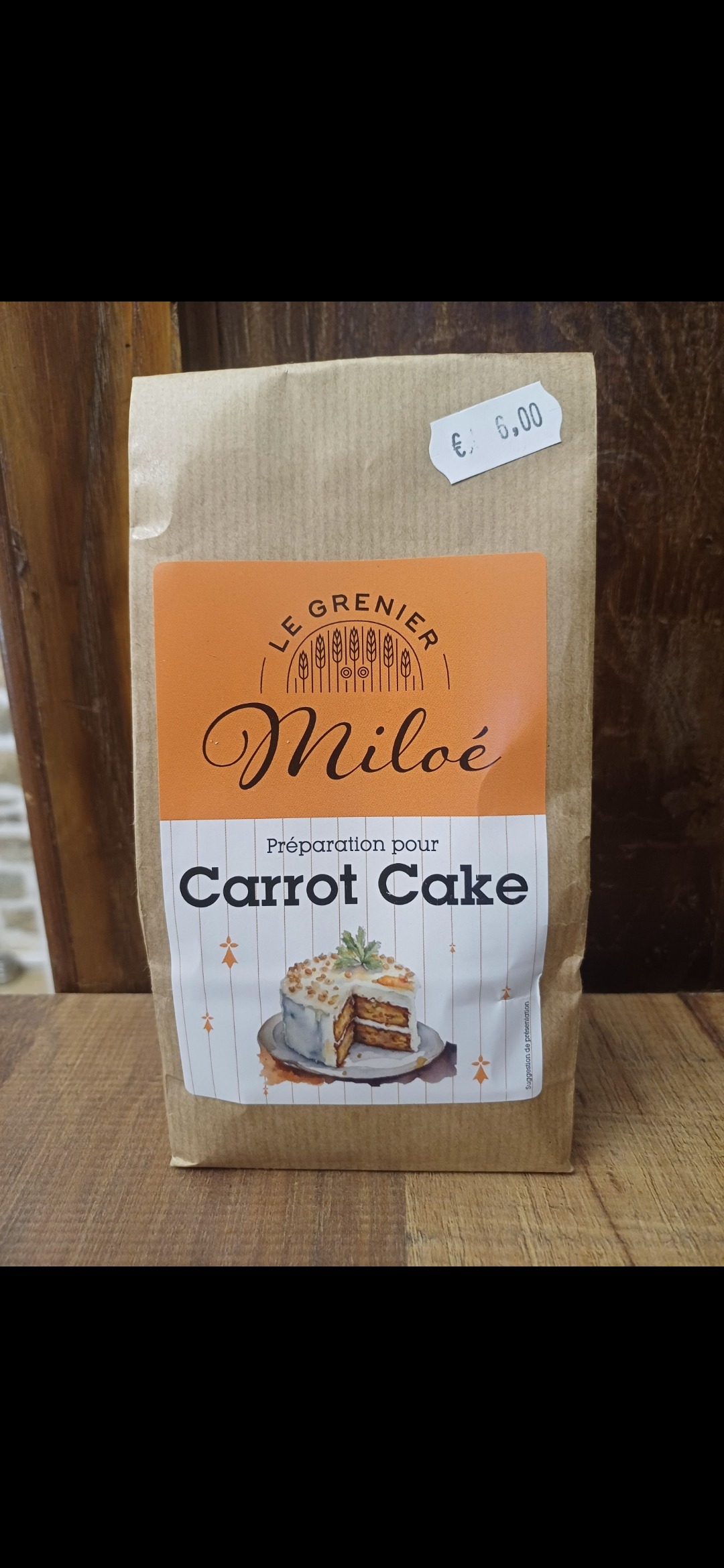 Préparation carrot cake 350g