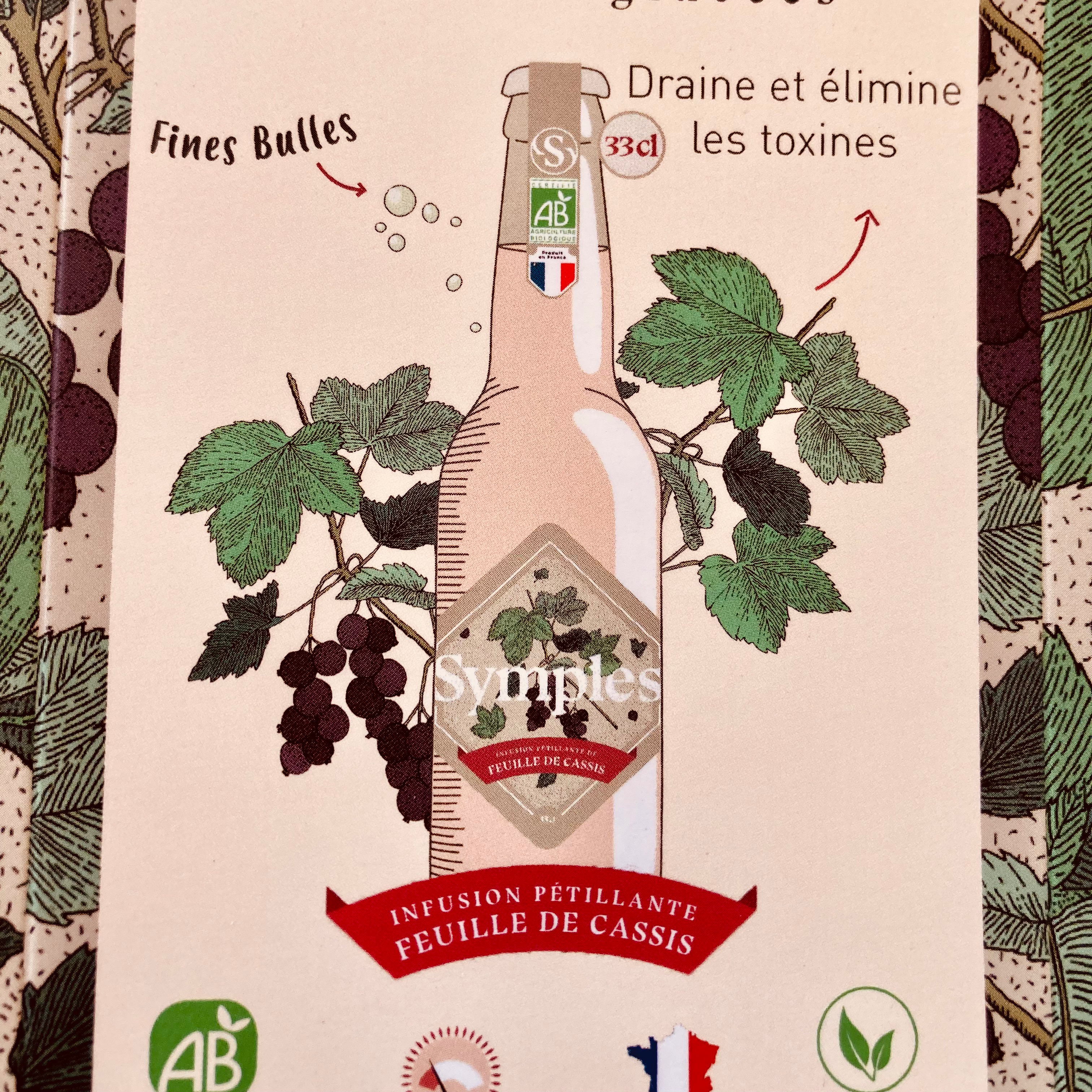 SYMPLES FEUILLE DE CASSIS (33CL)