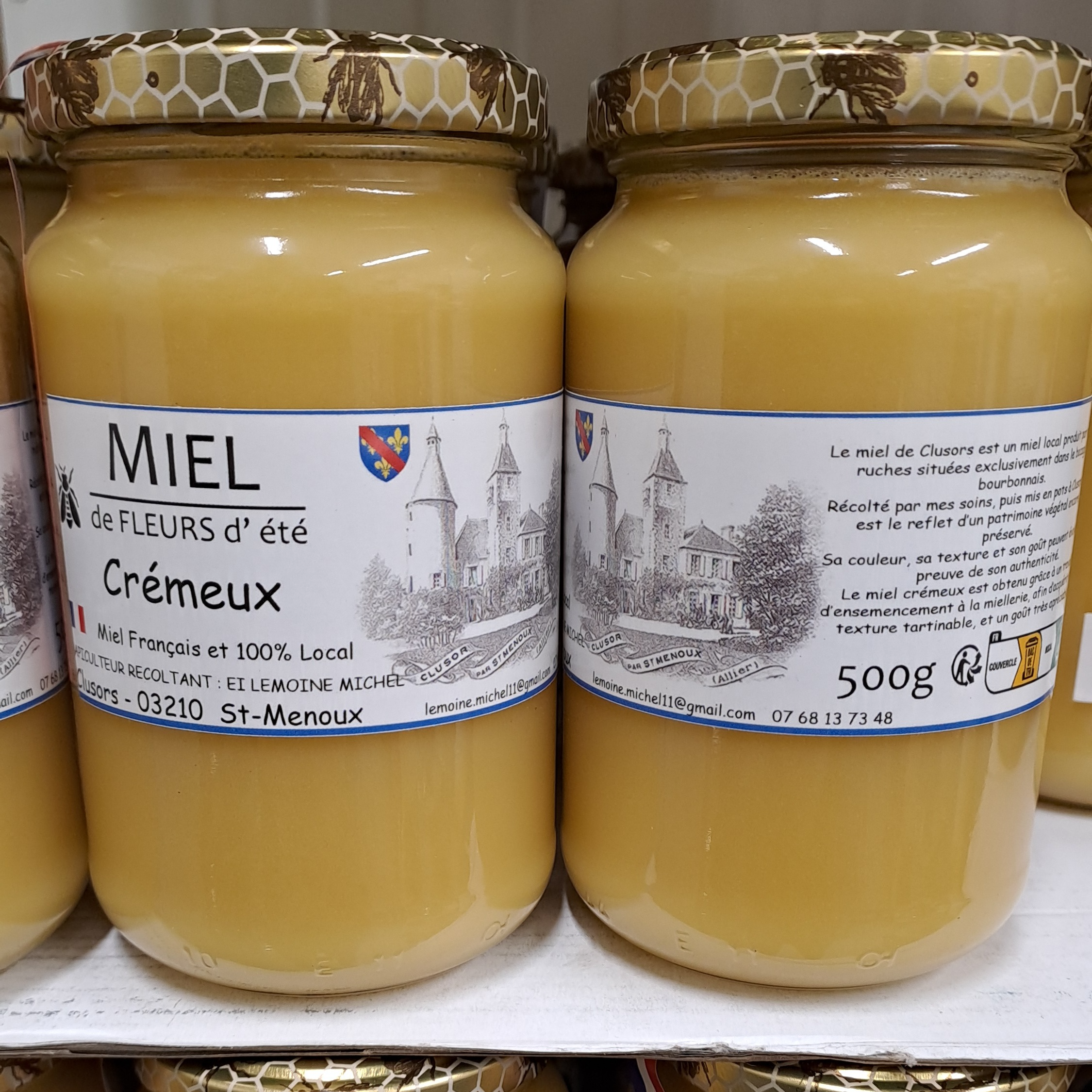 Miel de Fleurs été crémeux 500g