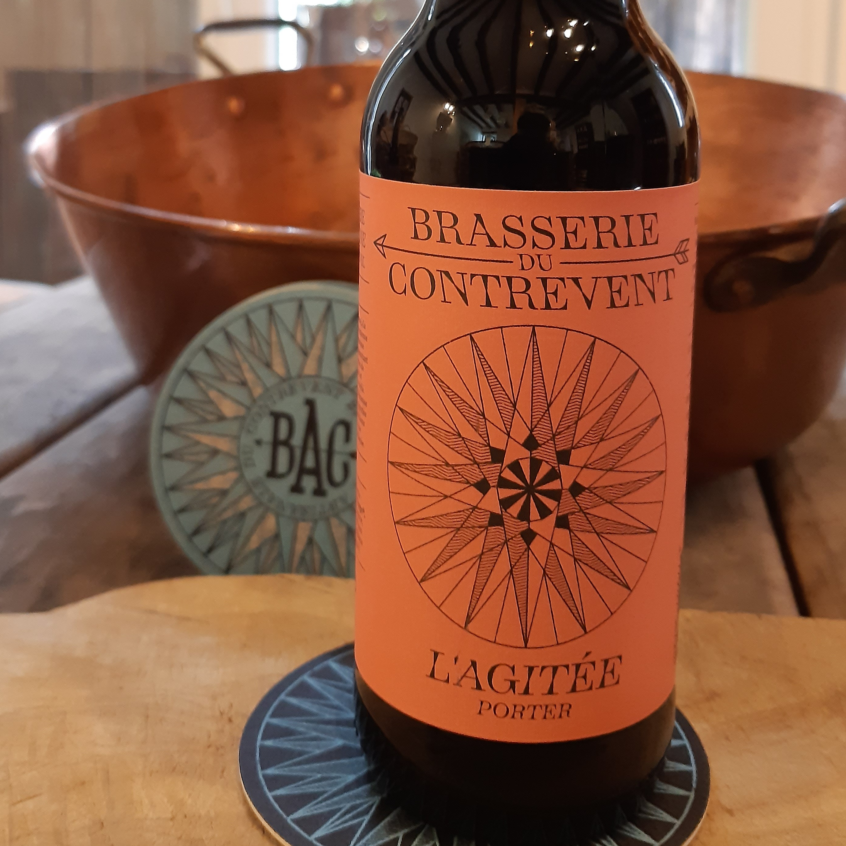 BIÈRE L'AGITÉE PORTER 0.33 L