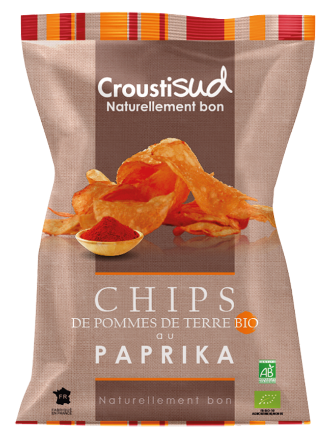 Chips de pomme de terre au paprika - 100g