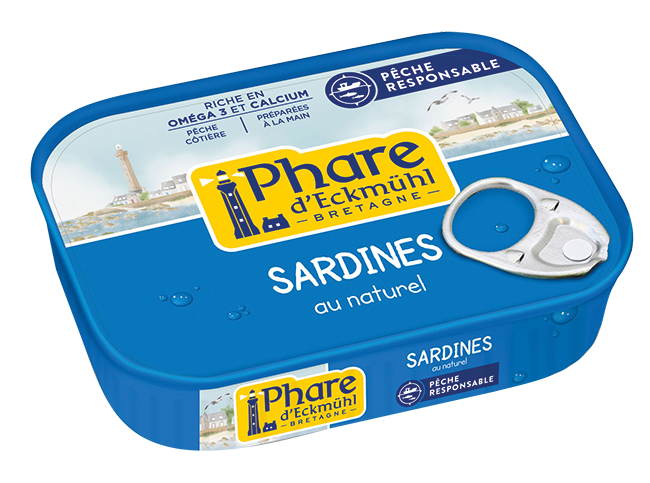 Sardines au naturel - 135g