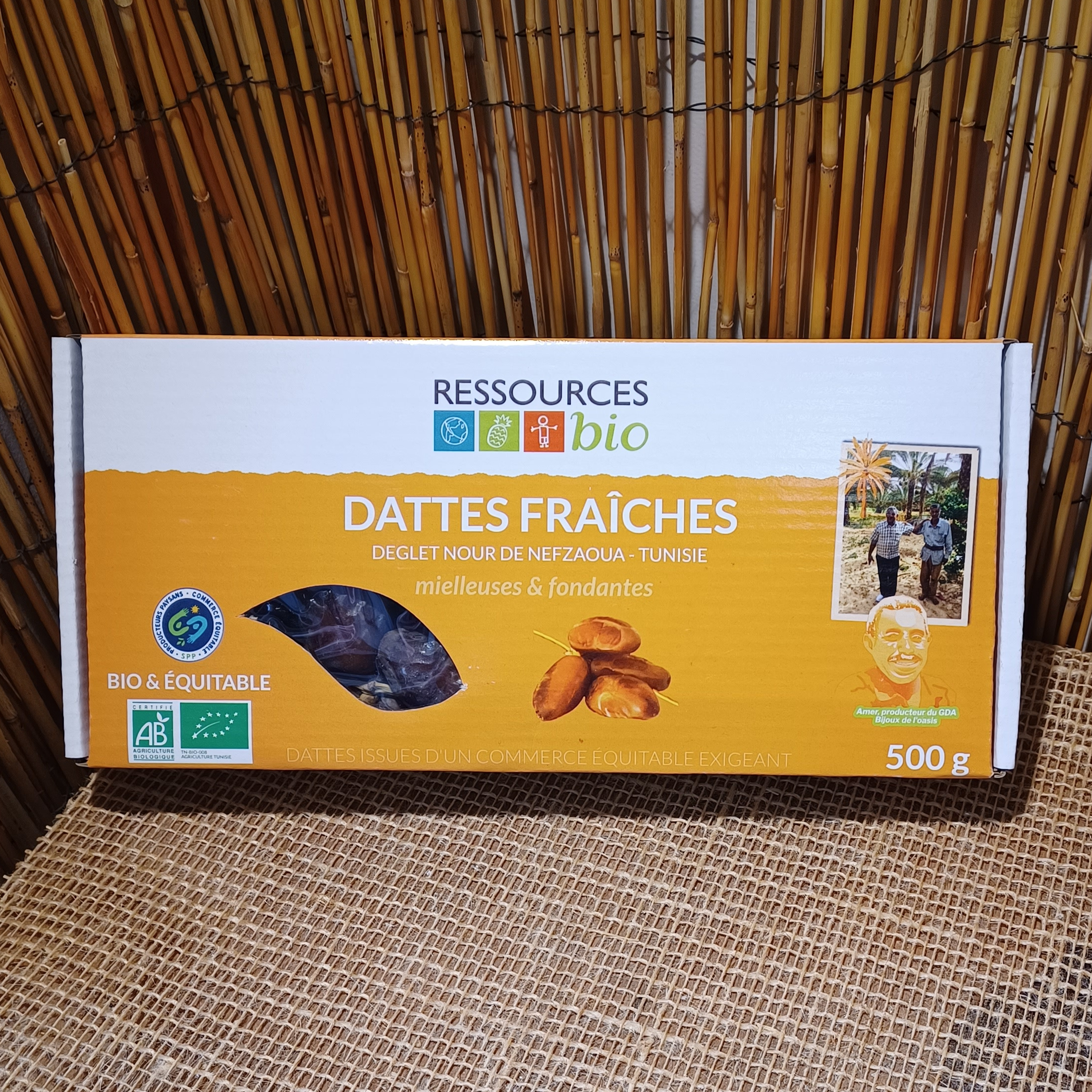 Dattes fraîches premium branchées - 500g