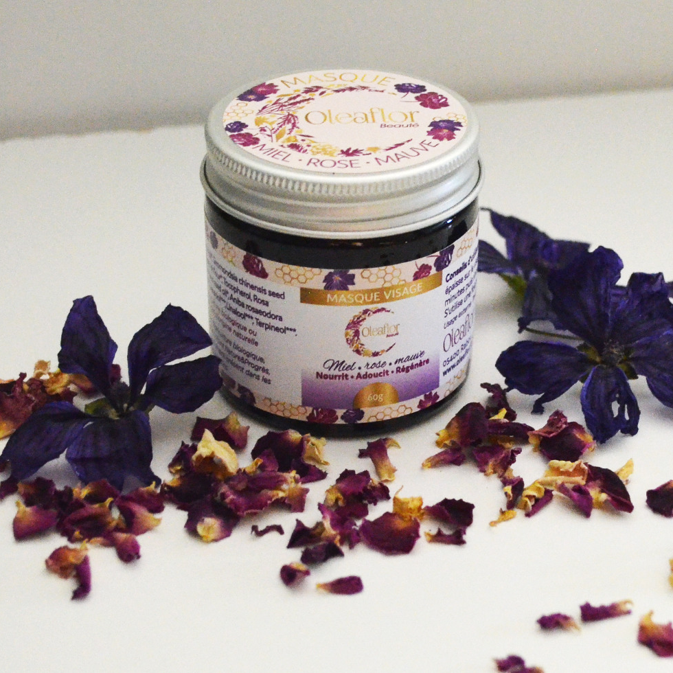Masque Miel-Rose-Mauve 60g