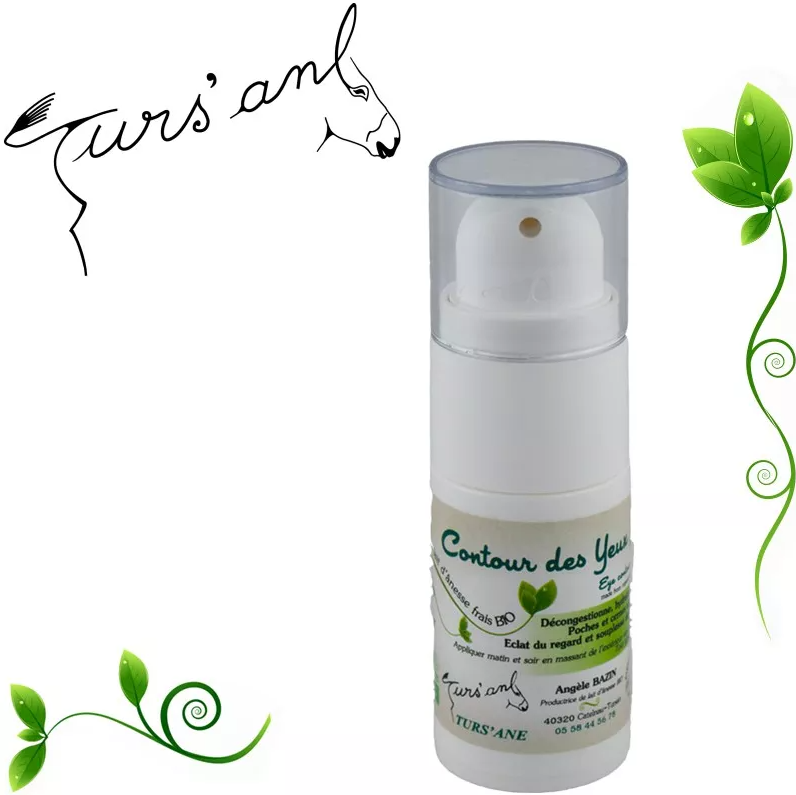 SOIN CONTOUR DES YEUX BIO AU LAIT D'ÂNESSE - 15ml