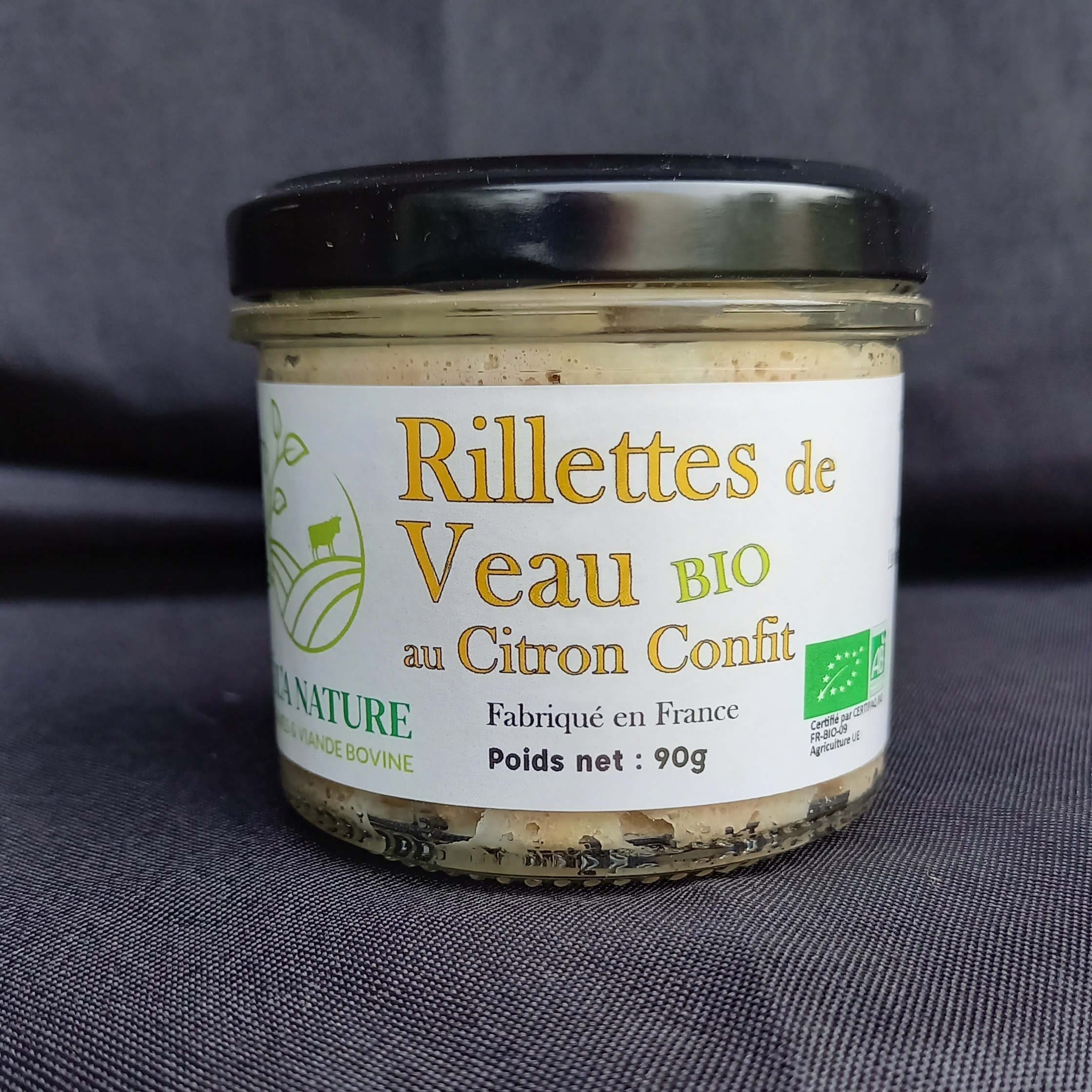 Rillettes de veau au citron confit PROMO - 90g
