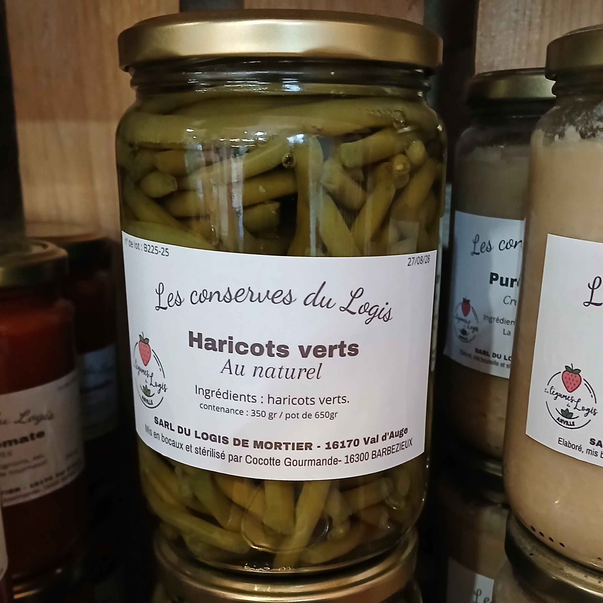 Haricots verts au naturel