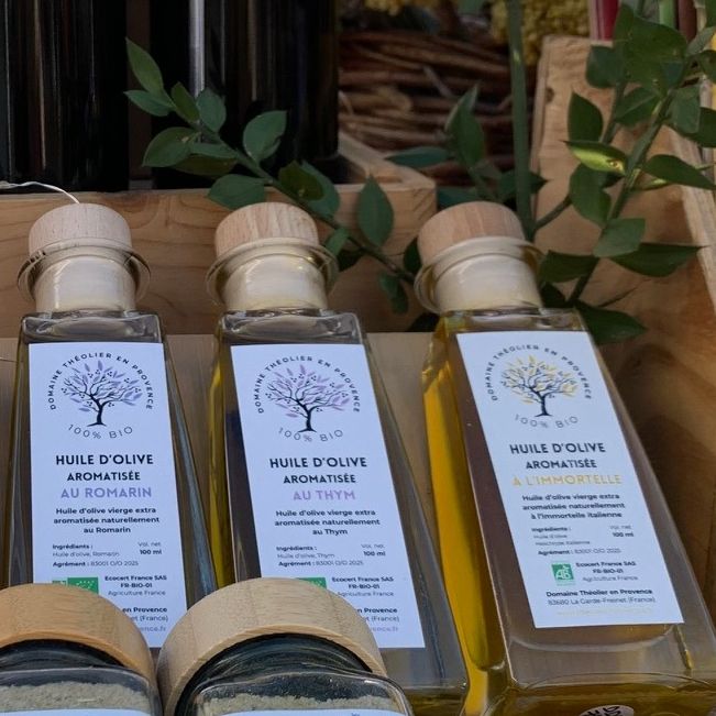 Huile d'olive vierge extra aromatisée à l'Immortelle