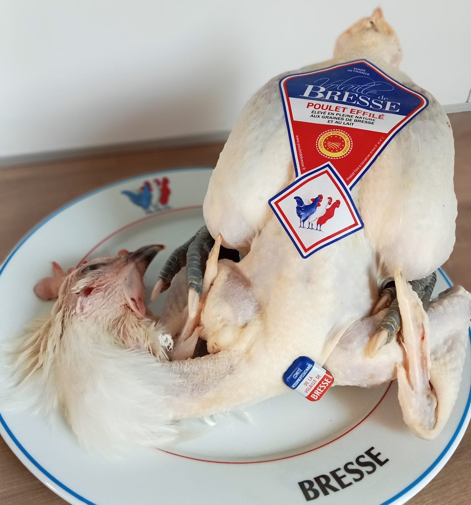 Poulet de Bresse AOP effilé - 2,1kg