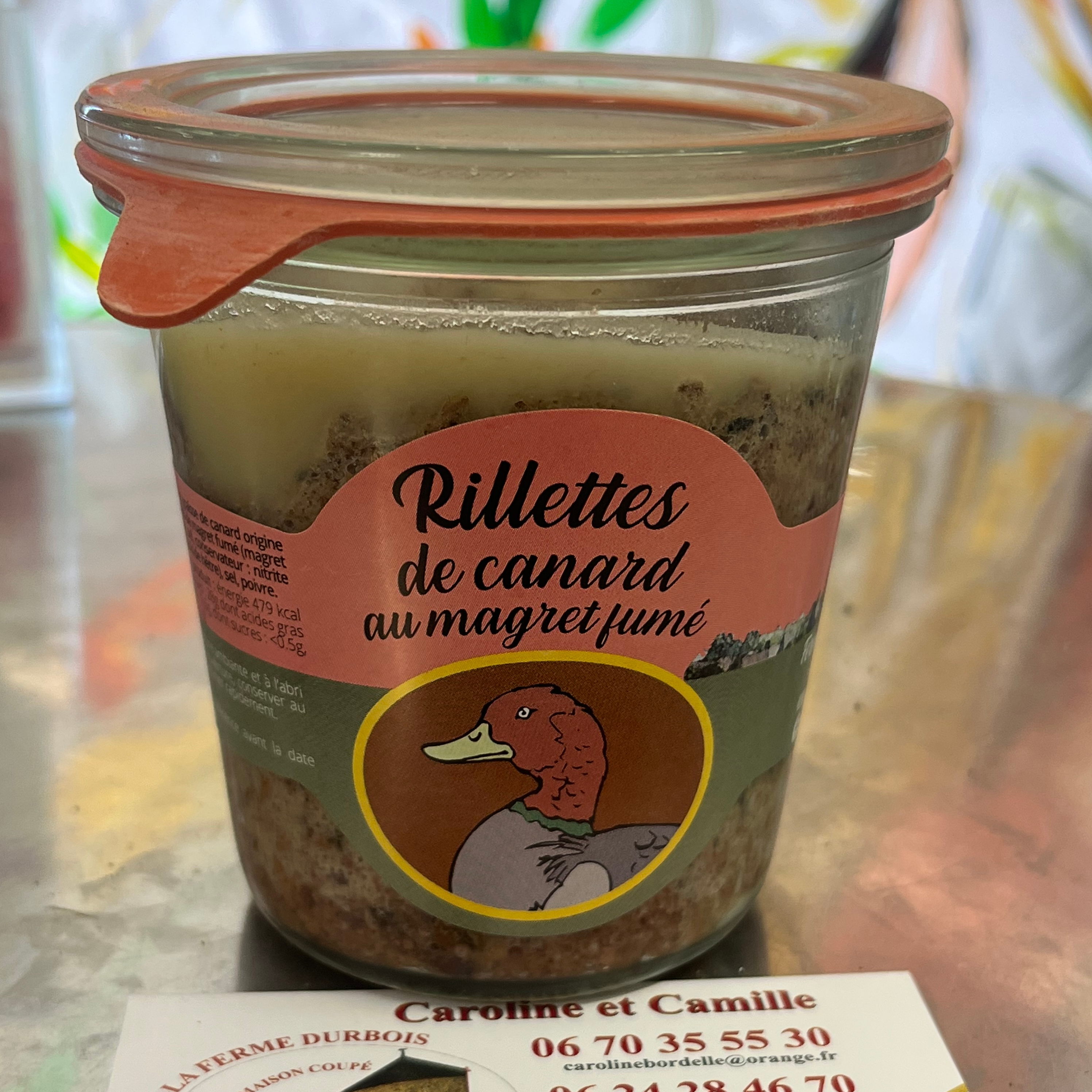 Rillettes de canard au magret fumé - 200g