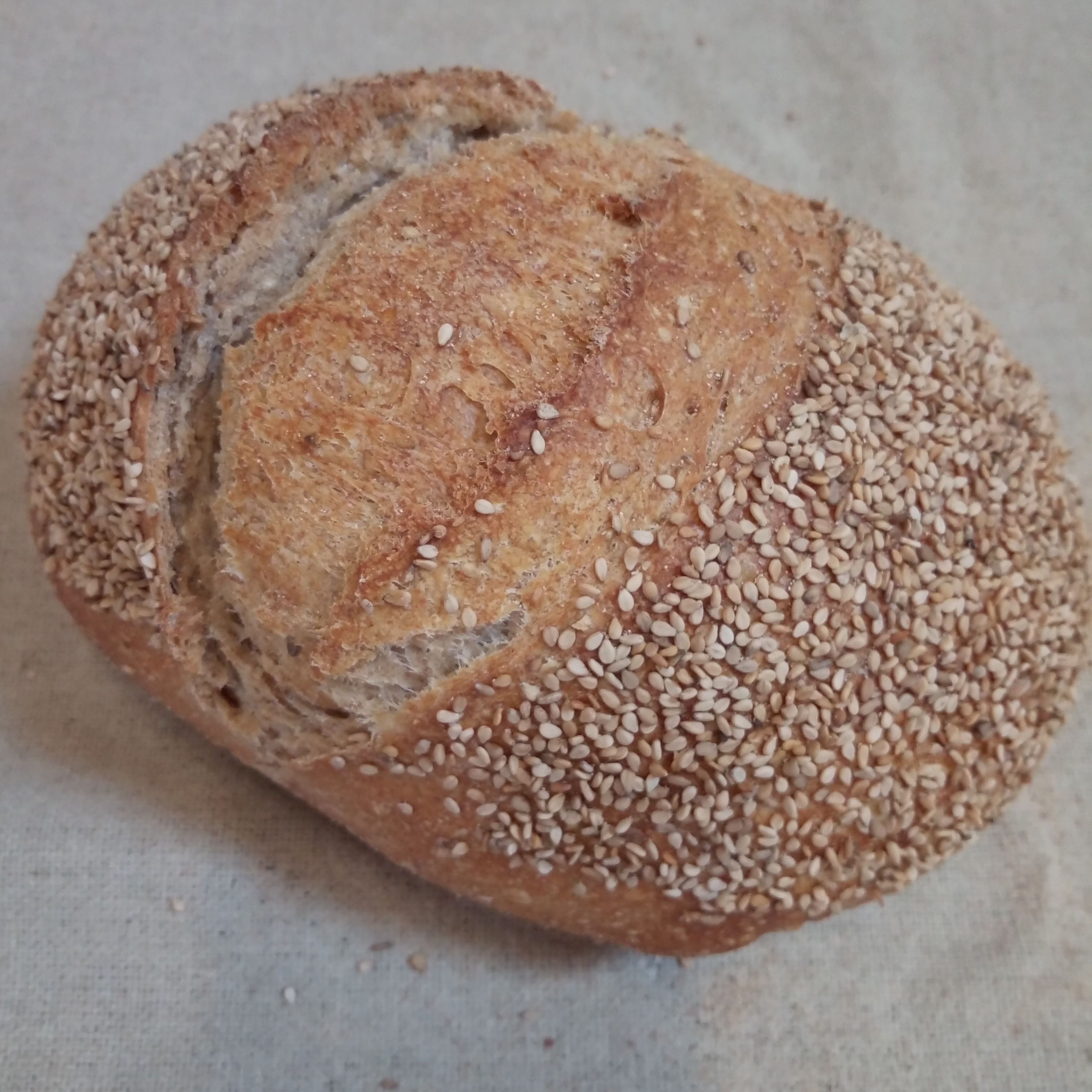 Pain aux graines de sésame