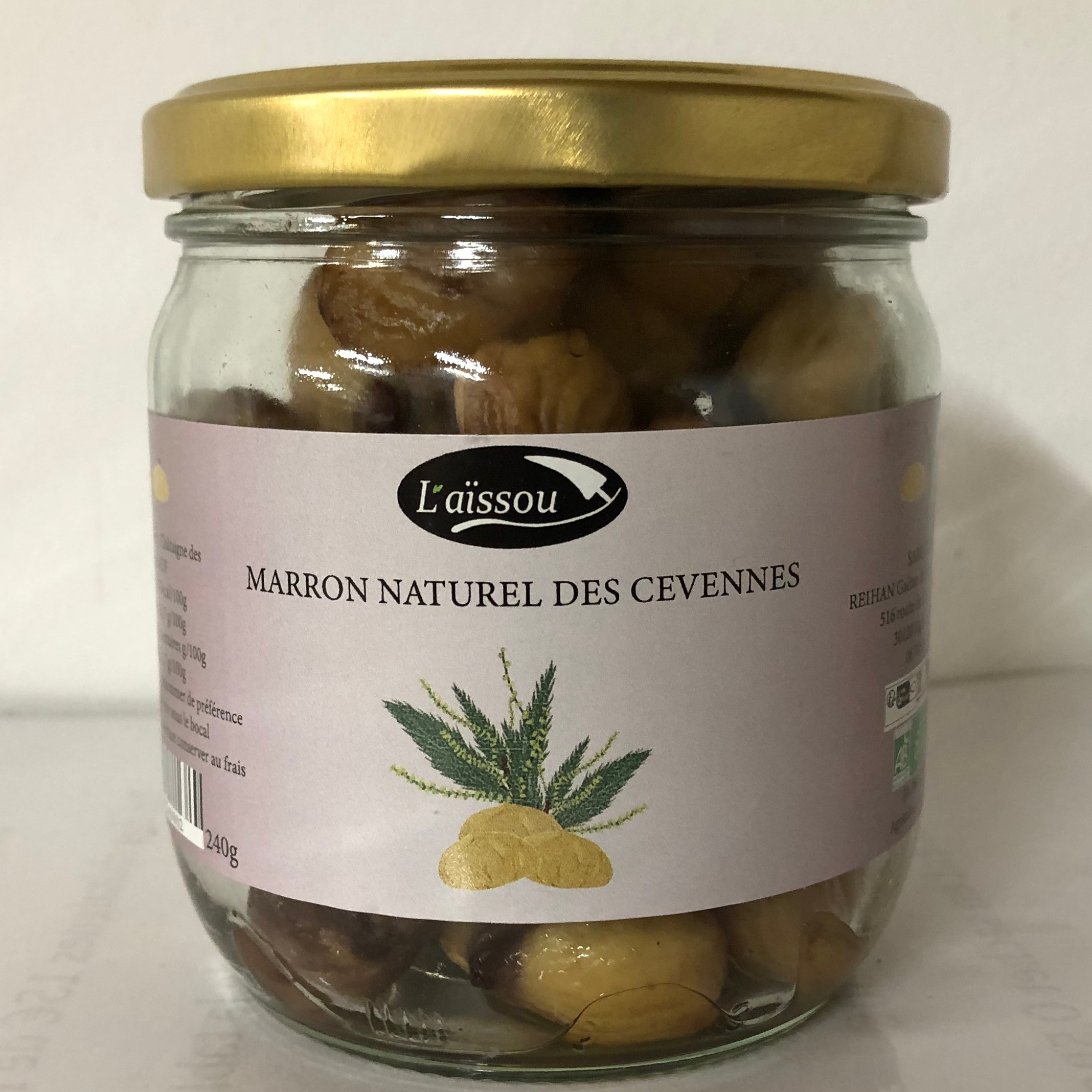 Marron au naturel BIO